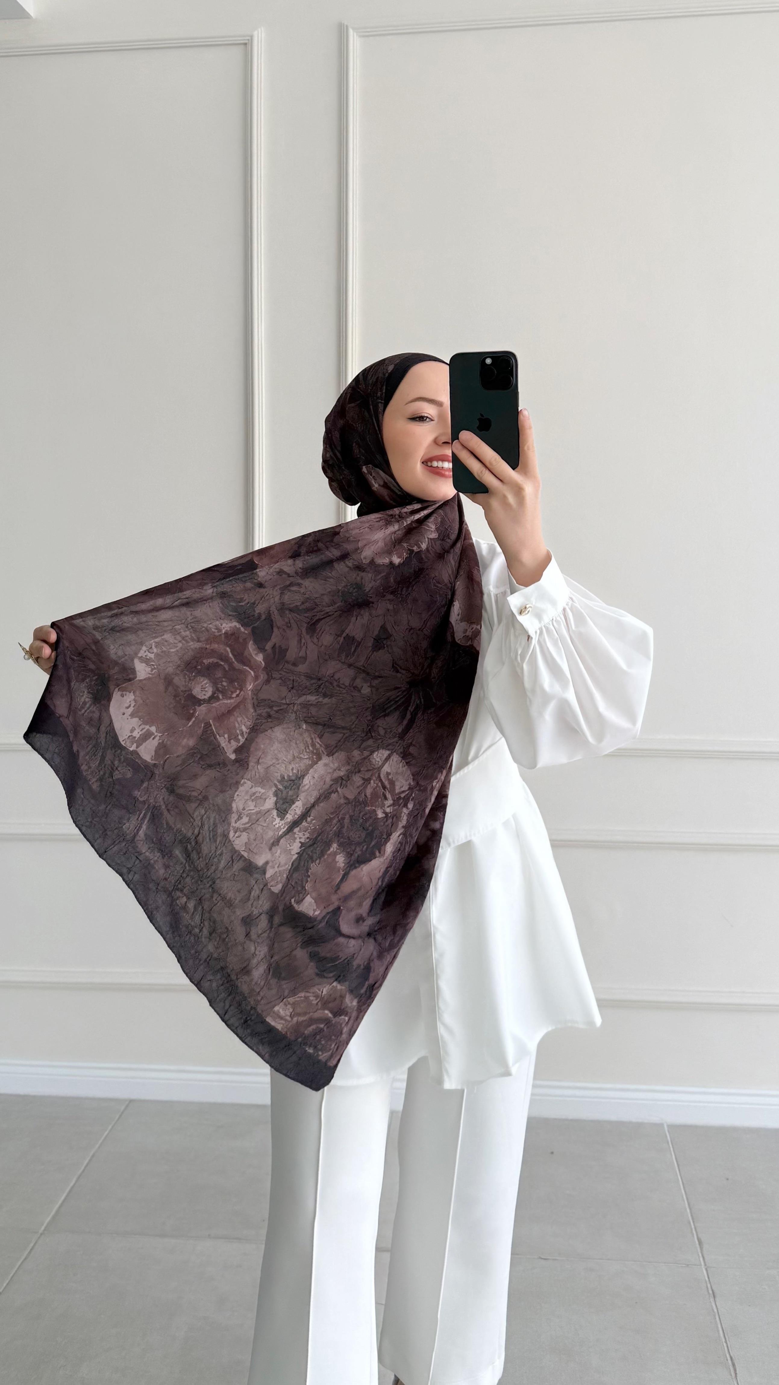 Bambu 13 Haki- Siyah Şal 