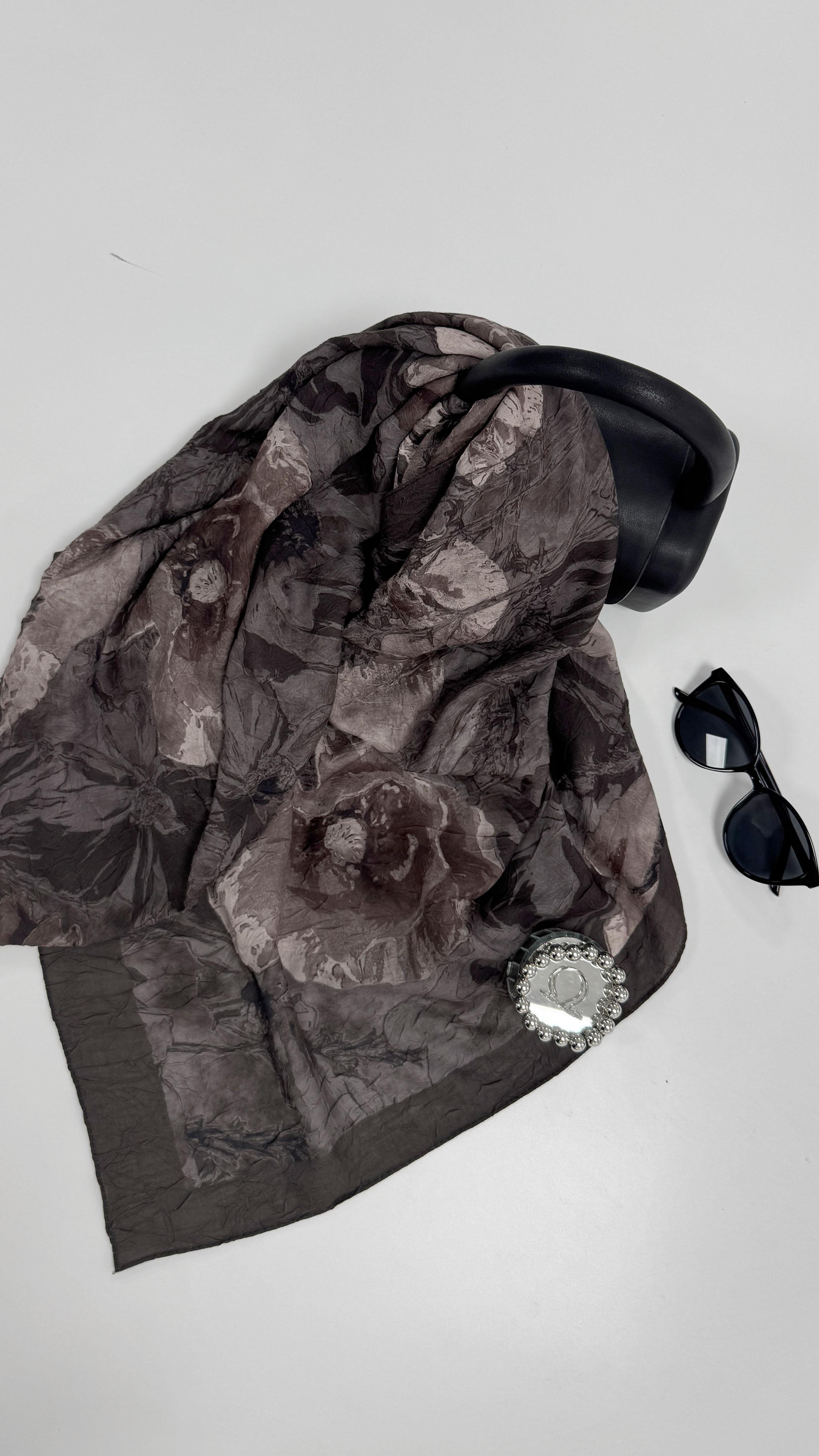 Bambu 3 Acı Kahve Şal 