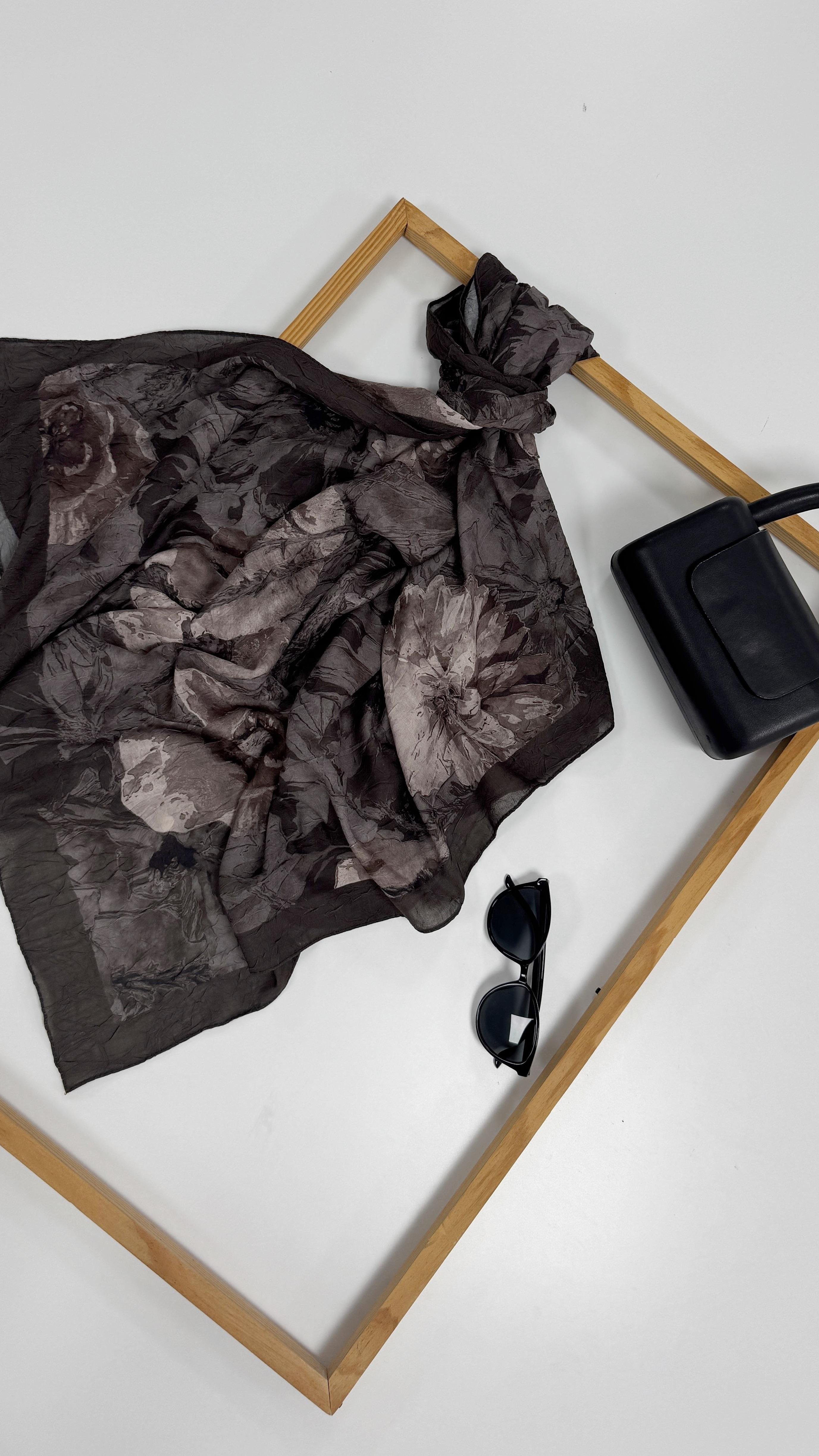 Bambu 3 Acı Kahve Şal 