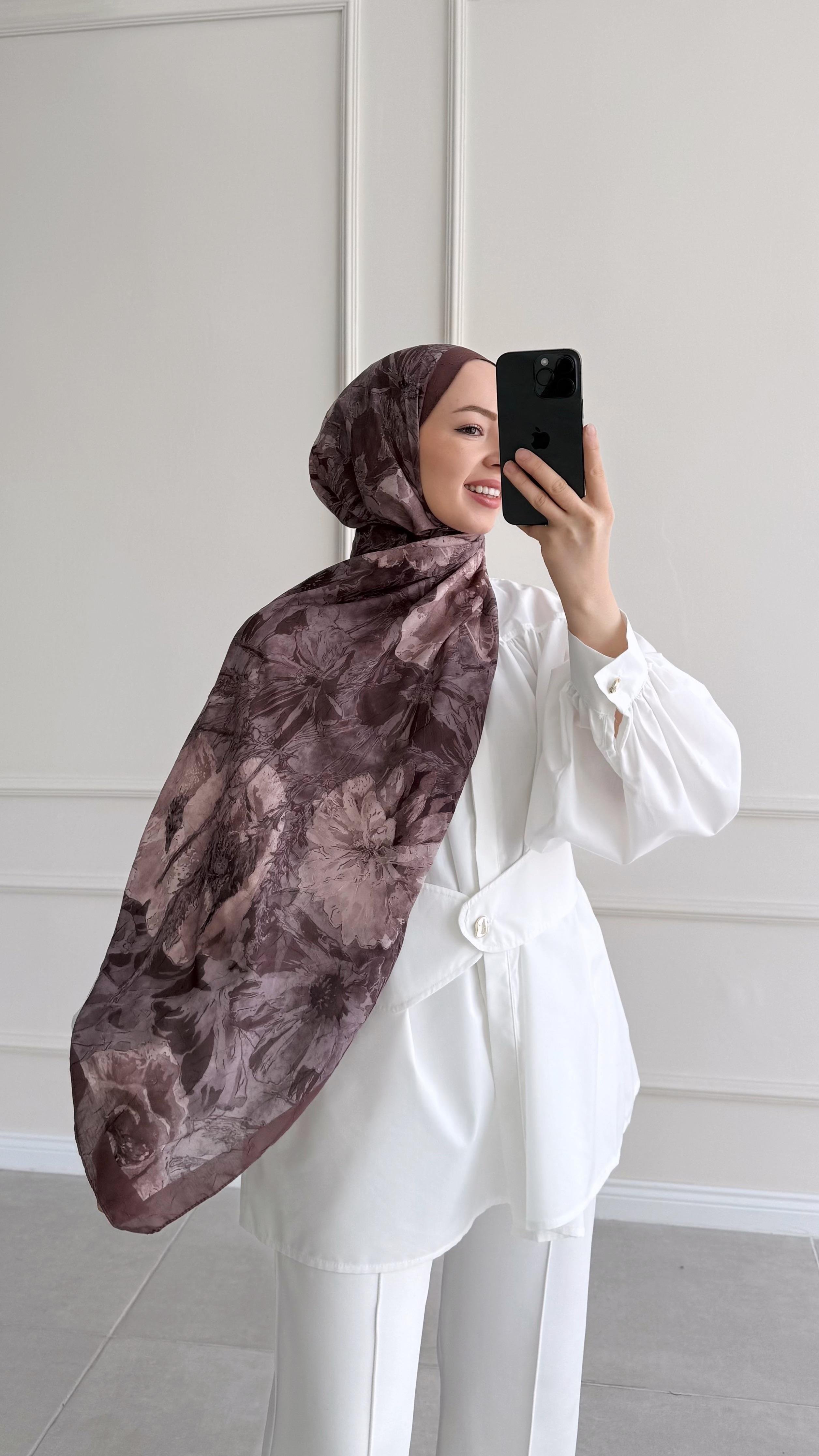 Bambu 5 Açık Kahve Şal 