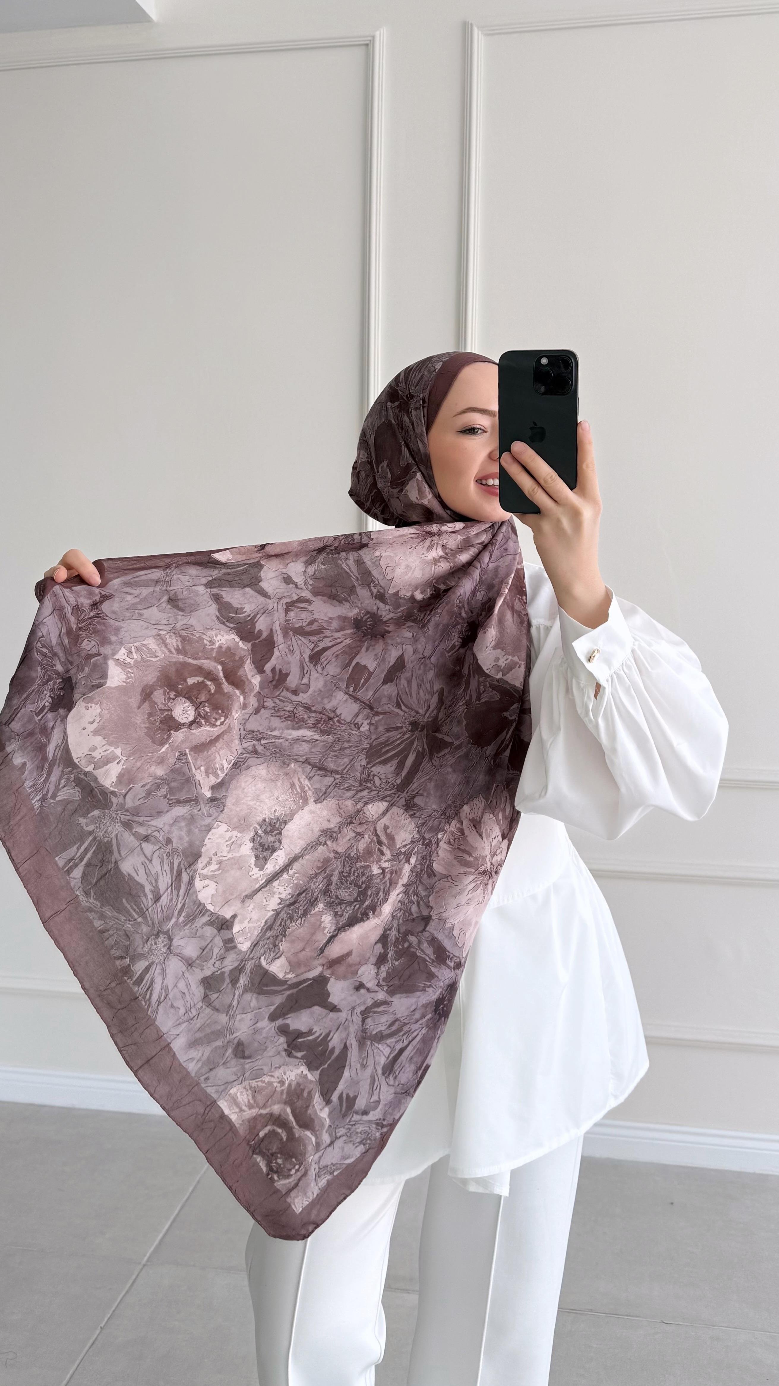 Bambu 5 Açık Kahve Şal 