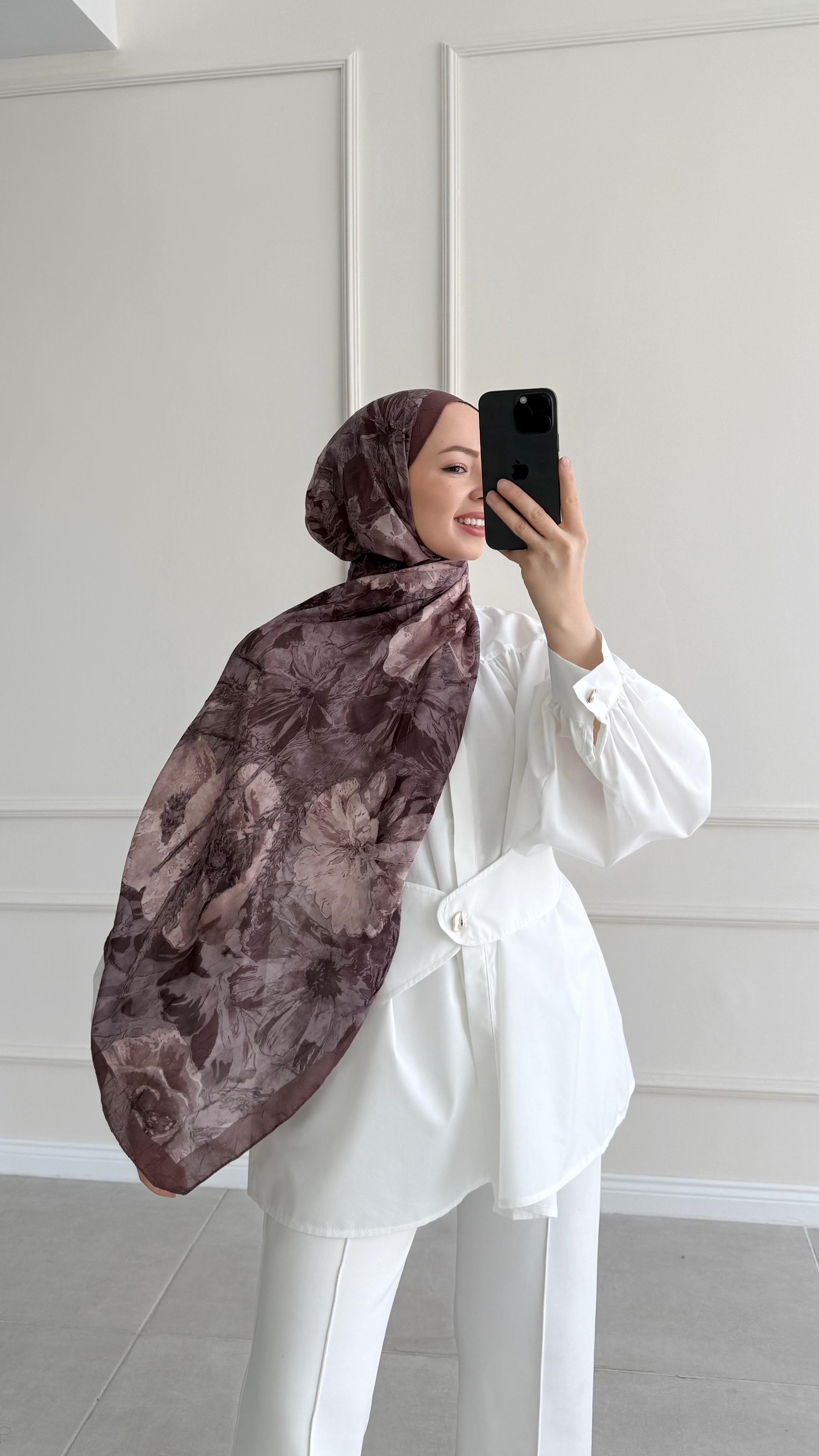 Bambu 6 Koyu Kahve Şal 