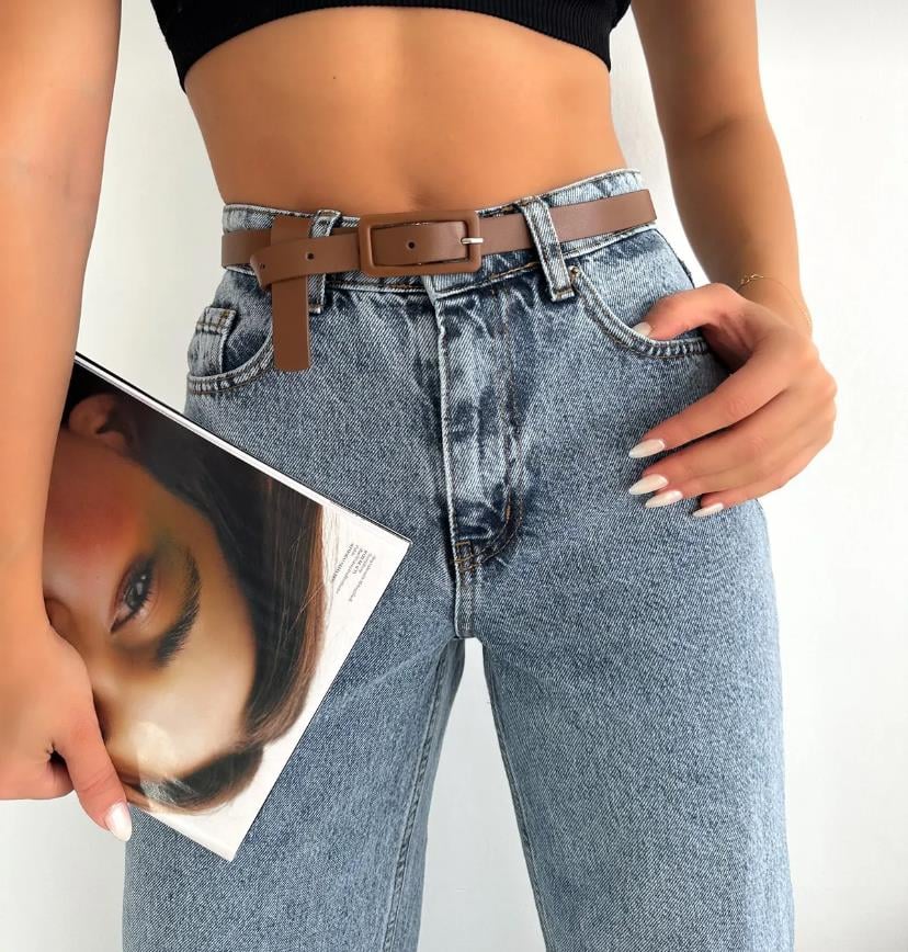 Basic Kare Taba Kadın Kemeri