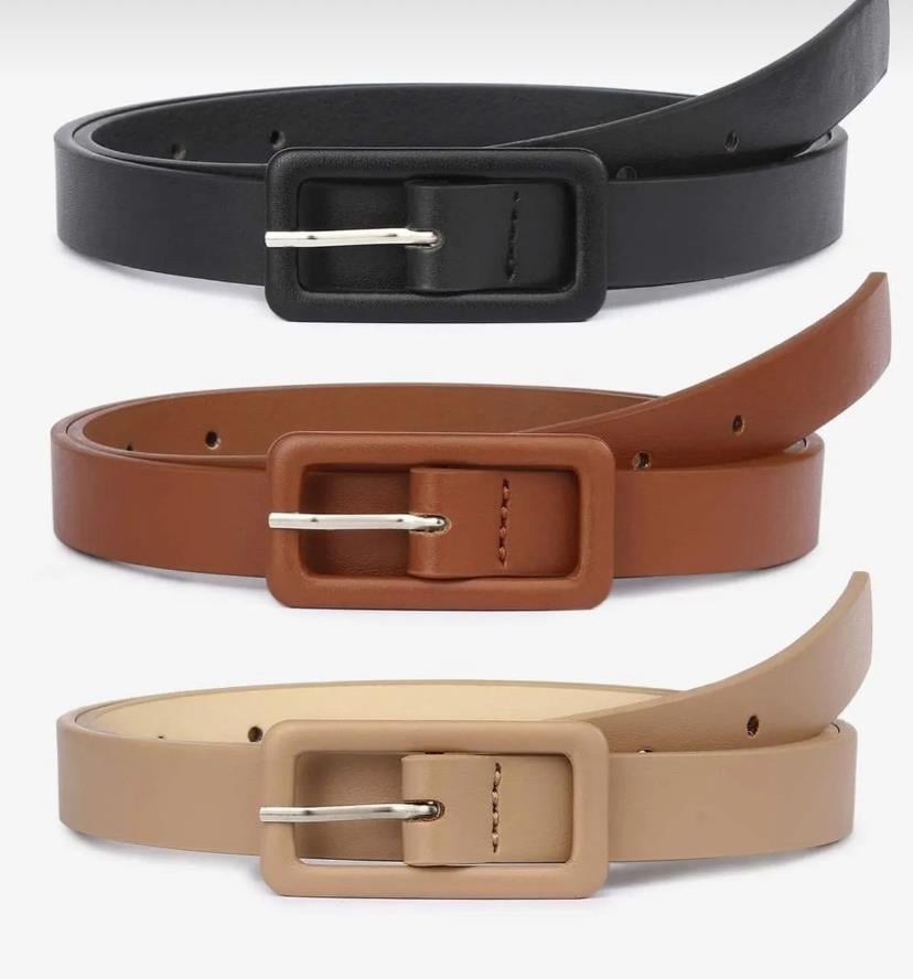 Basic Kare Taba Kadın Kemeri