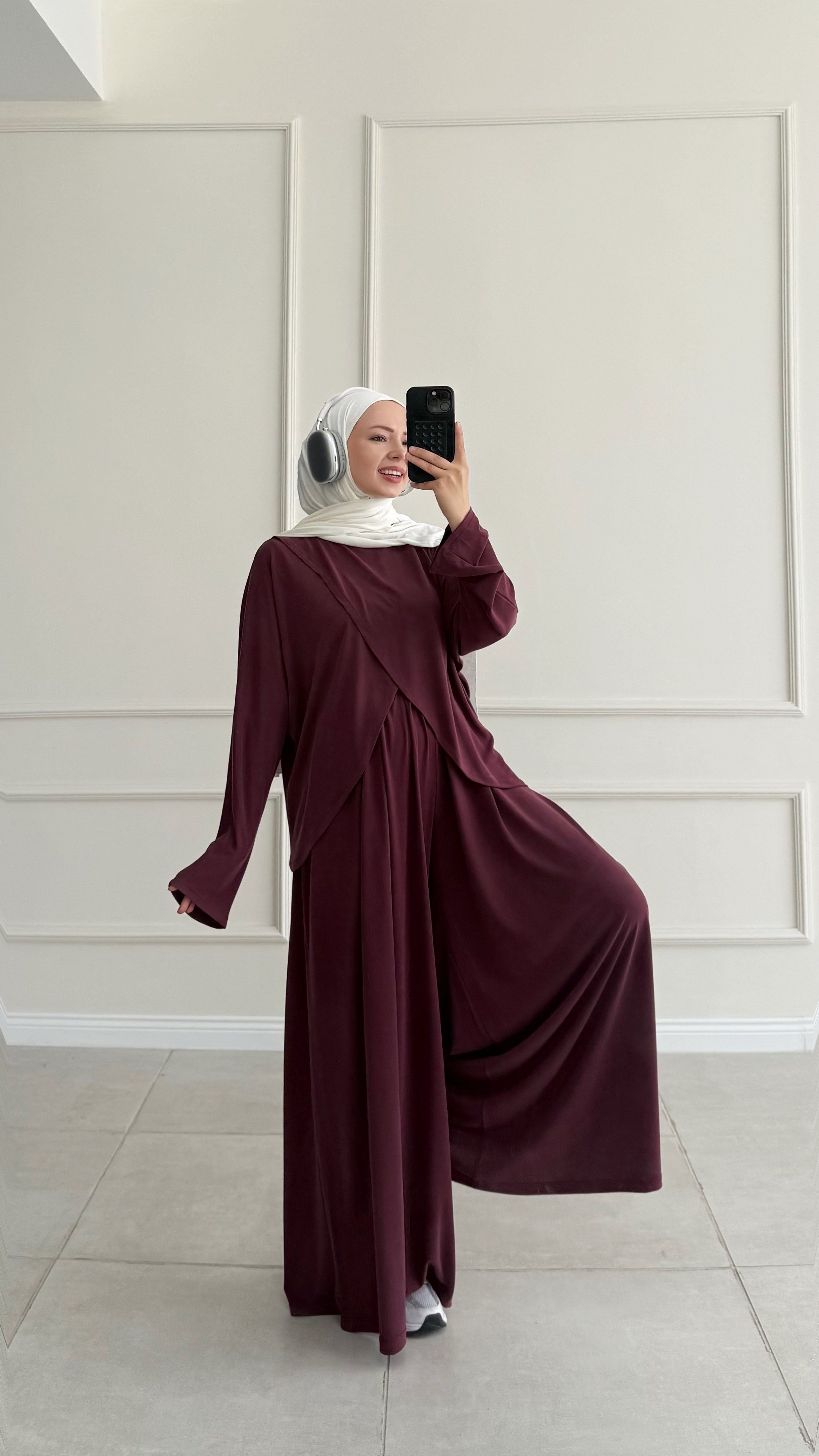 Carey Tasarım Bordo Eşofman Takım