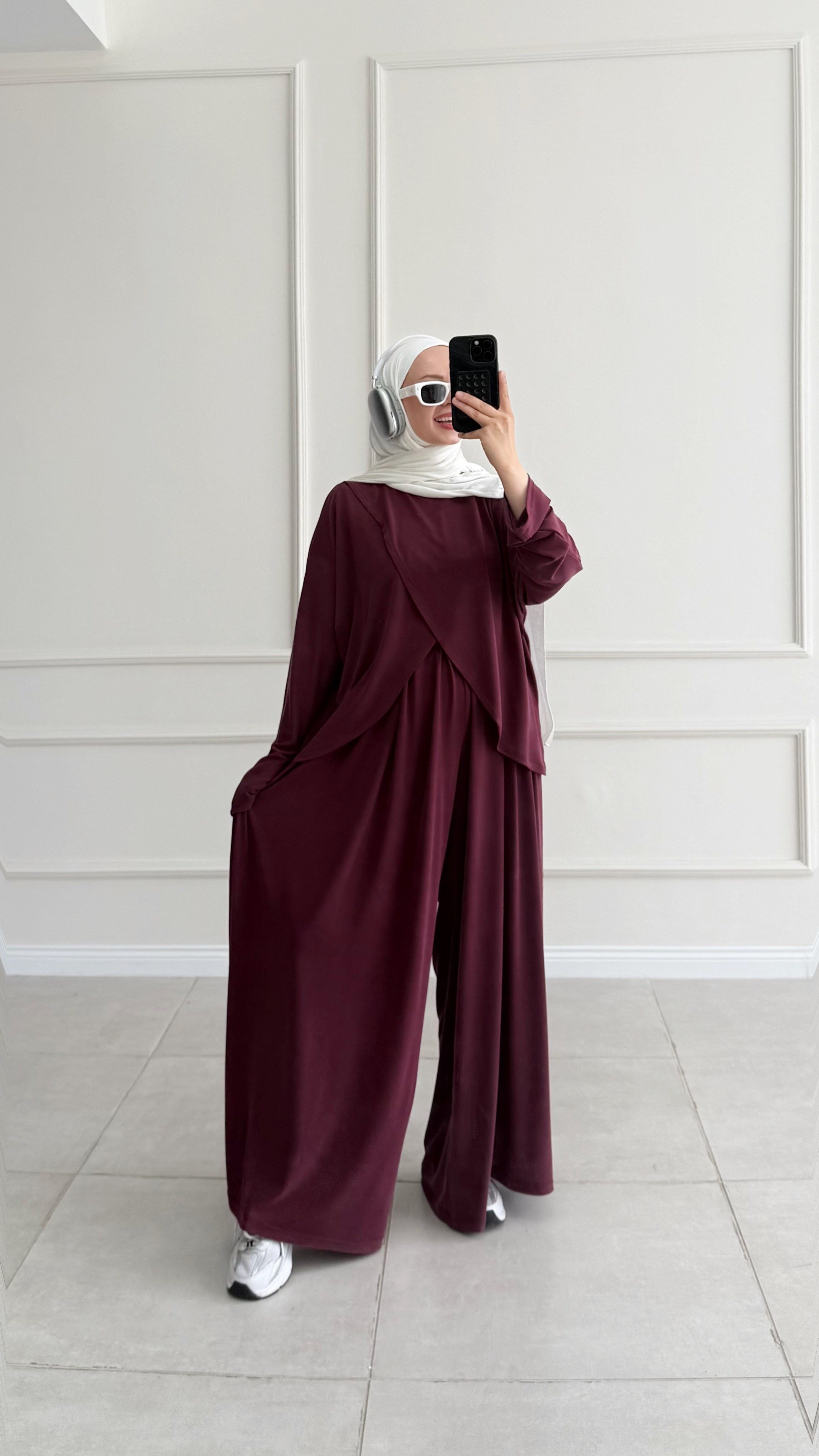 Carey Tasarım Bordo Eşofman Takım