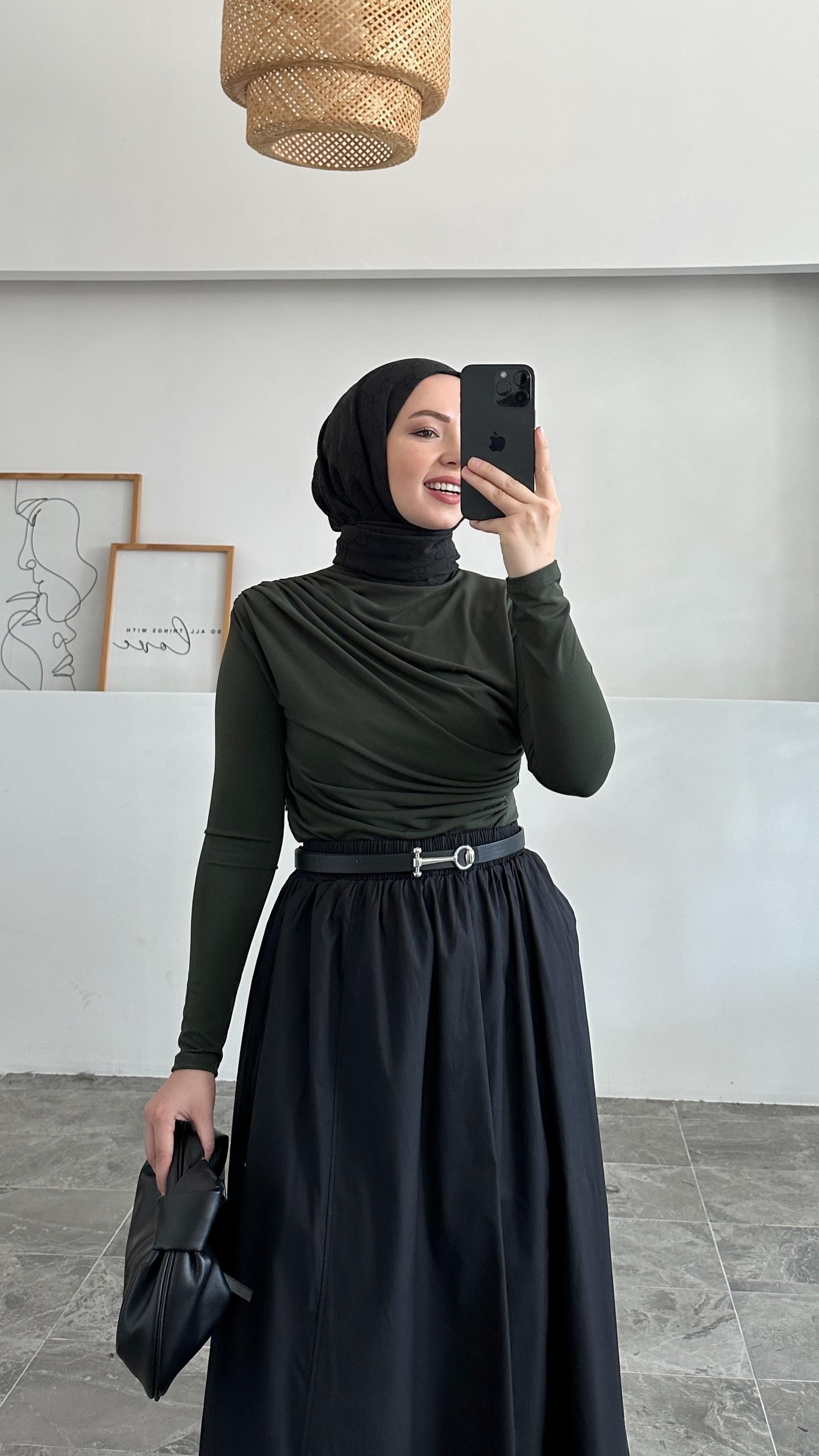 Clara Acı Yeşil Bluz