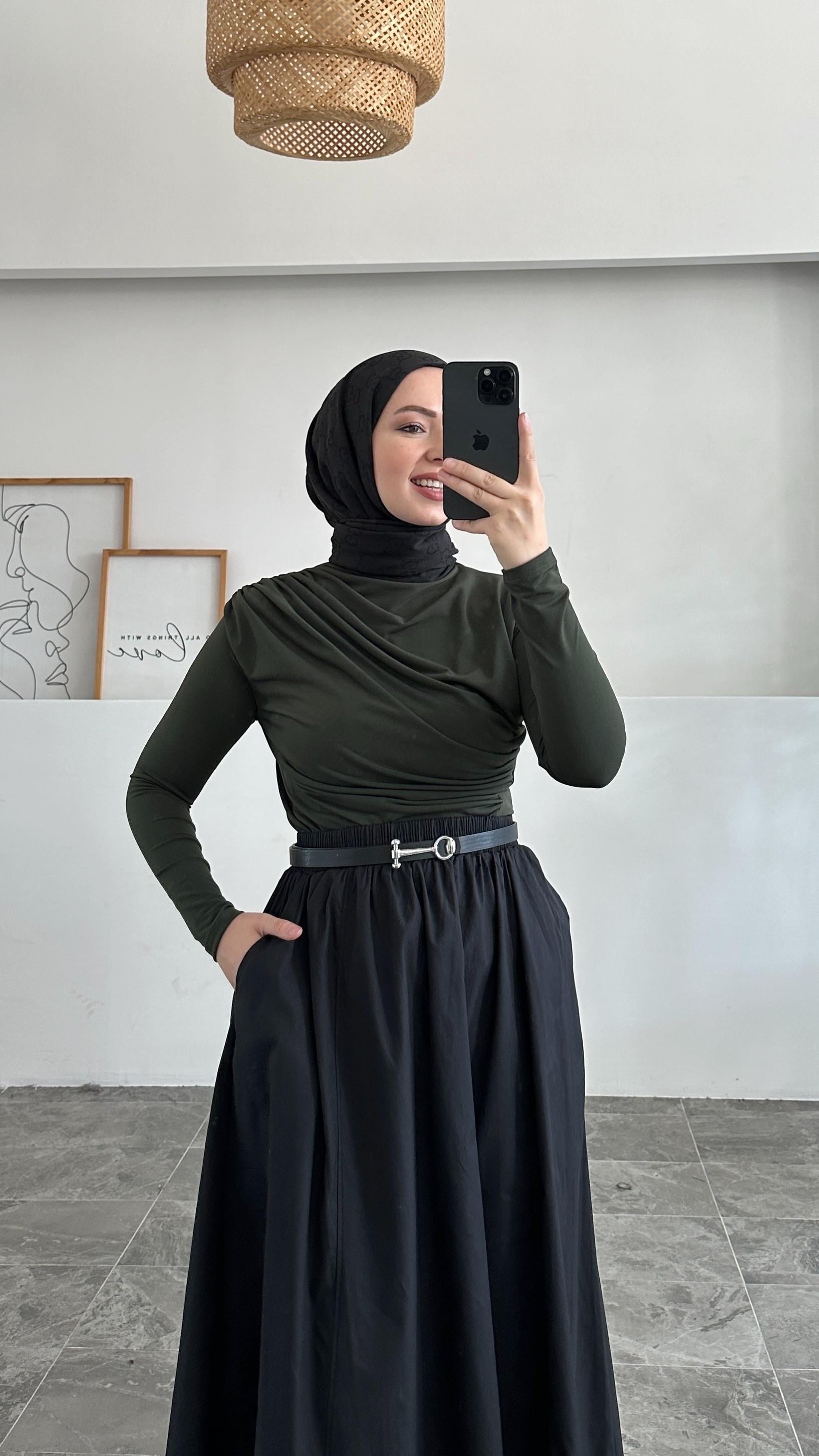 Clara Acı Yeşil Bluz