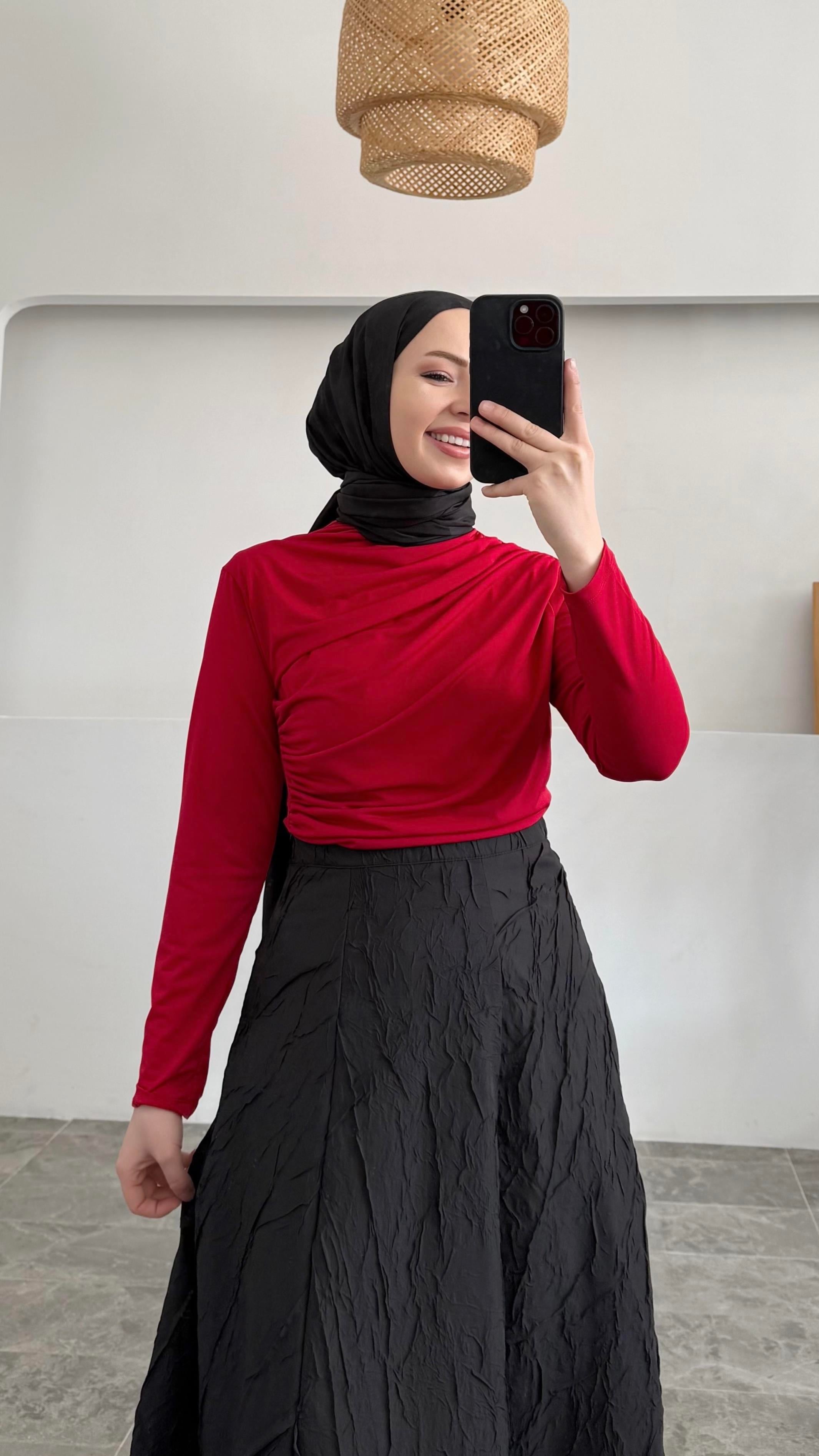 Clara Kırmızı Bluz 