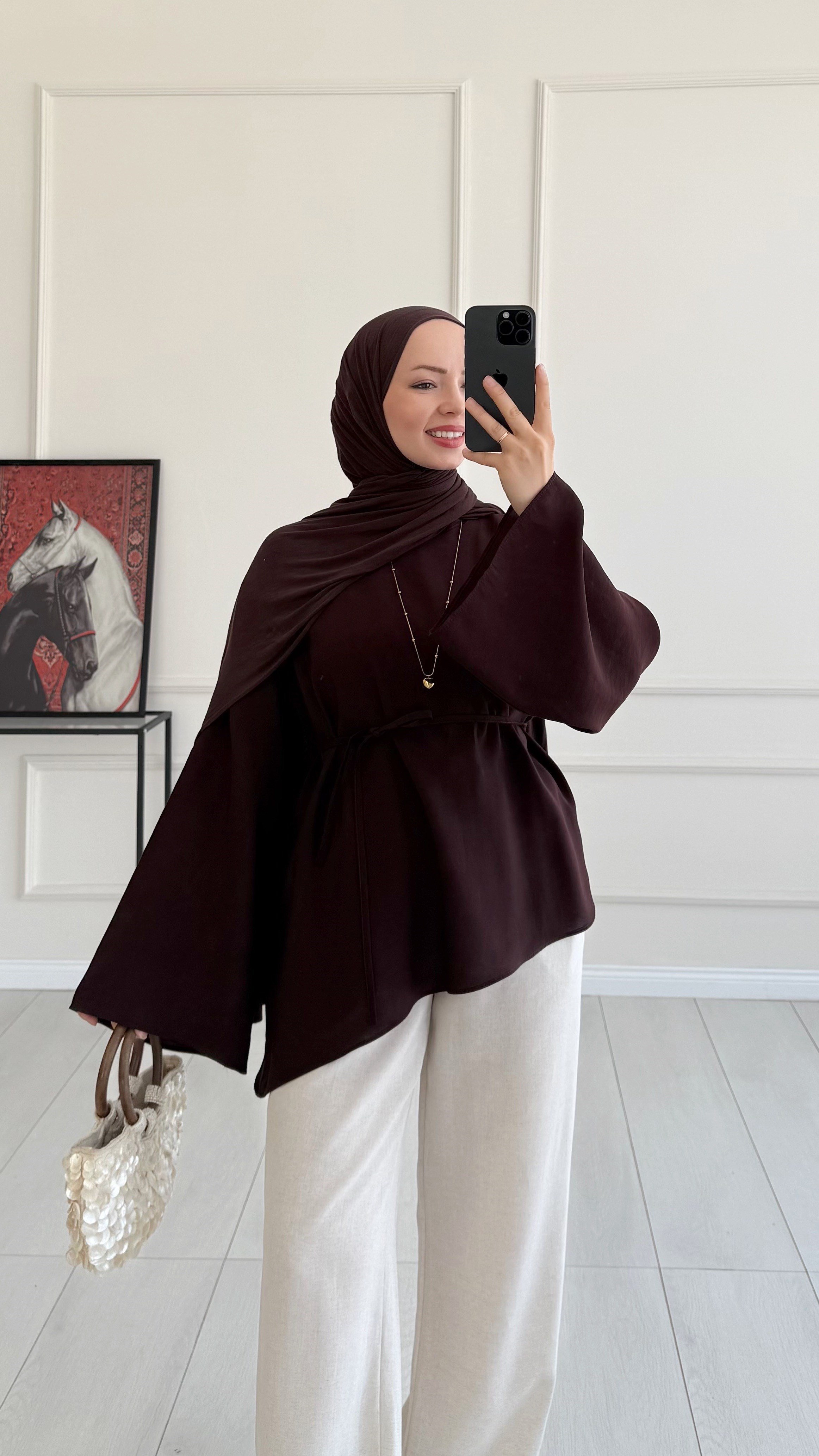 Cosmos Tasarım Bordo Tunik