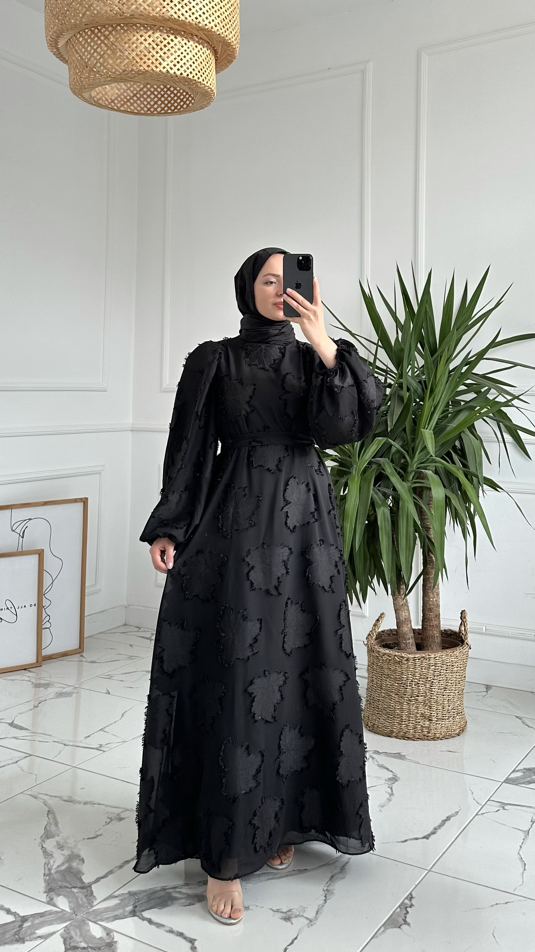 Donna Siyah Premium Abiye 