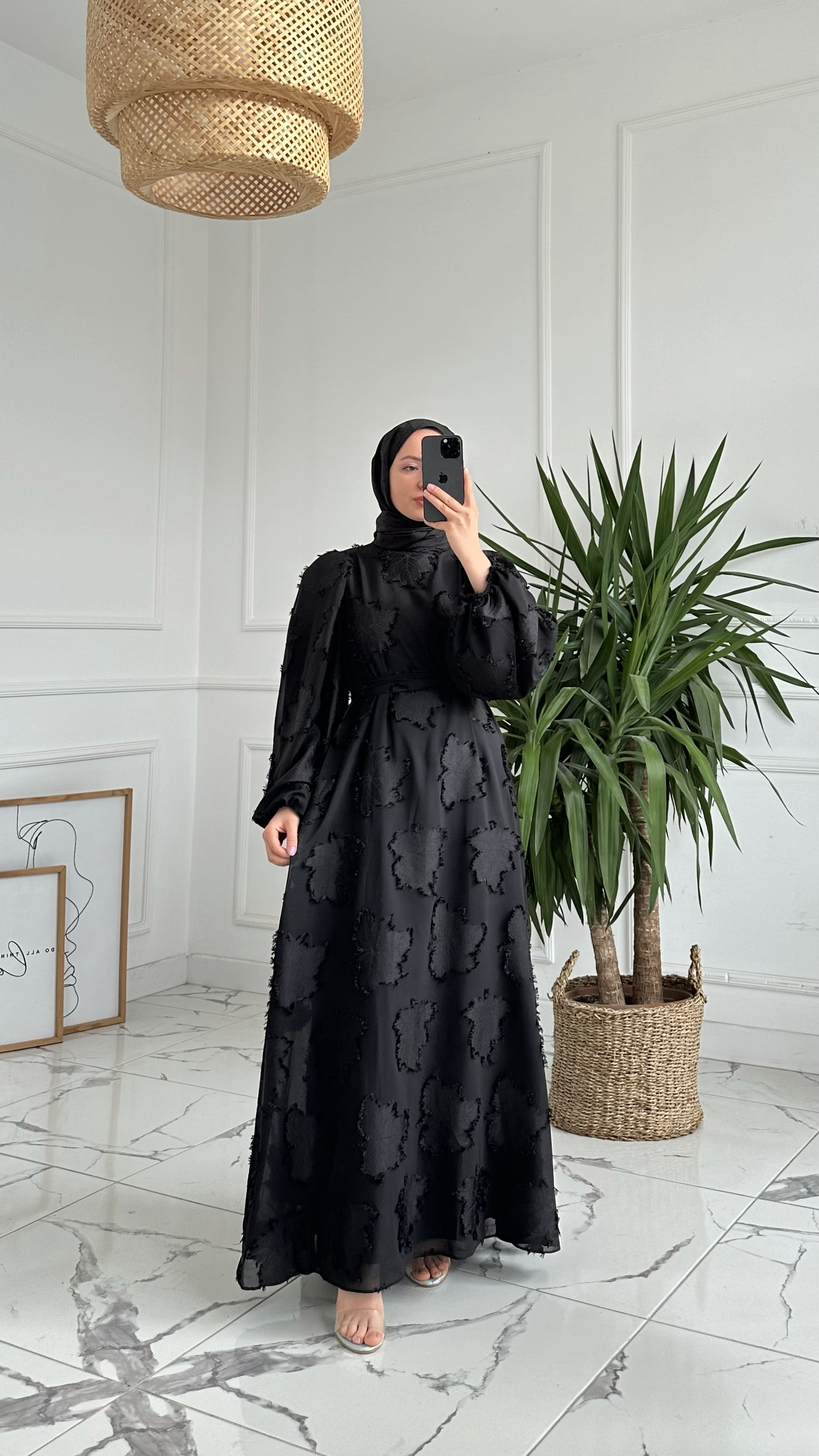Donna Siyah Premium Abiye 