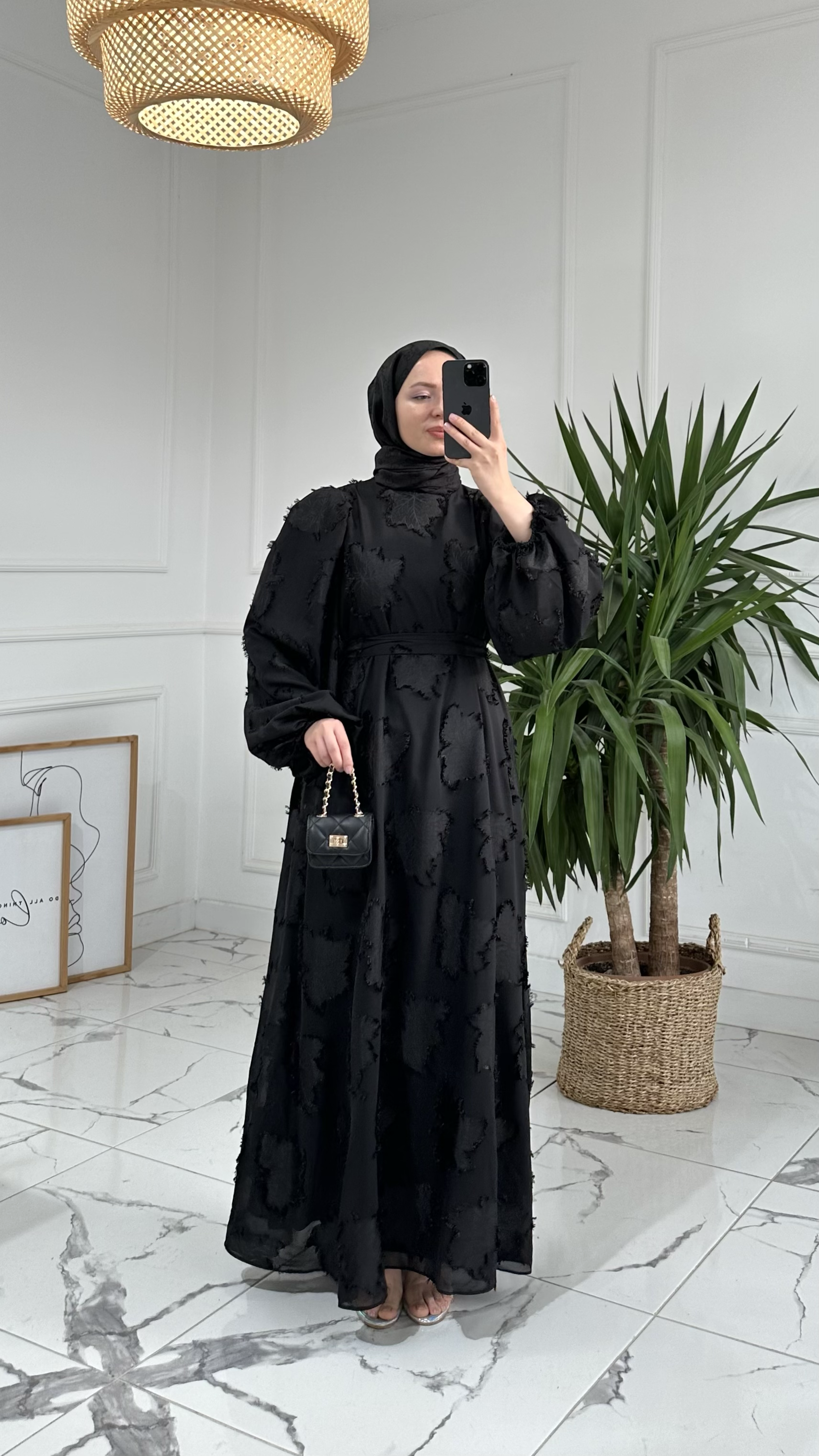 Donna Siyah Premium Abiye 
