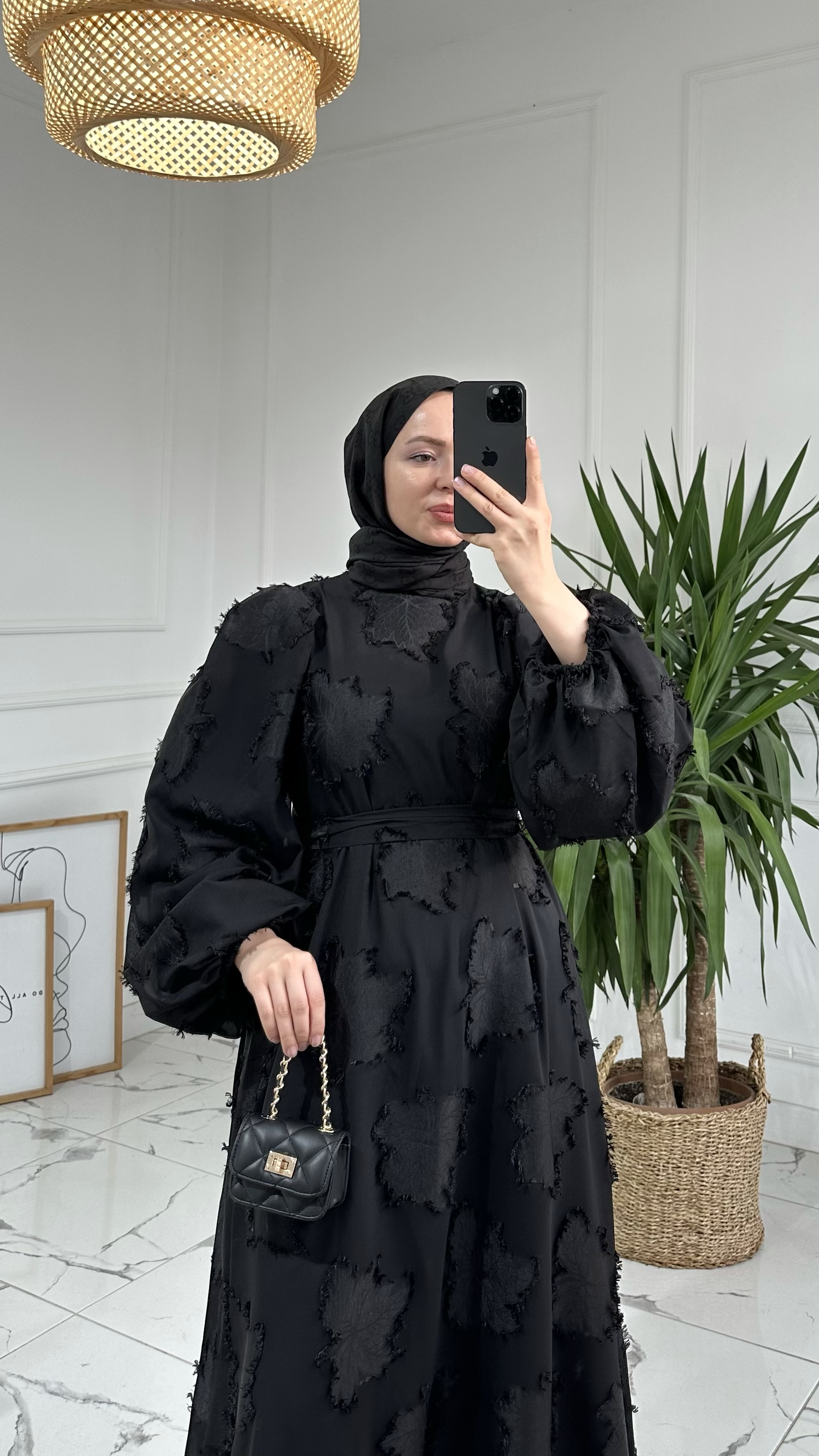 Donna Siyah Premium Abiye 