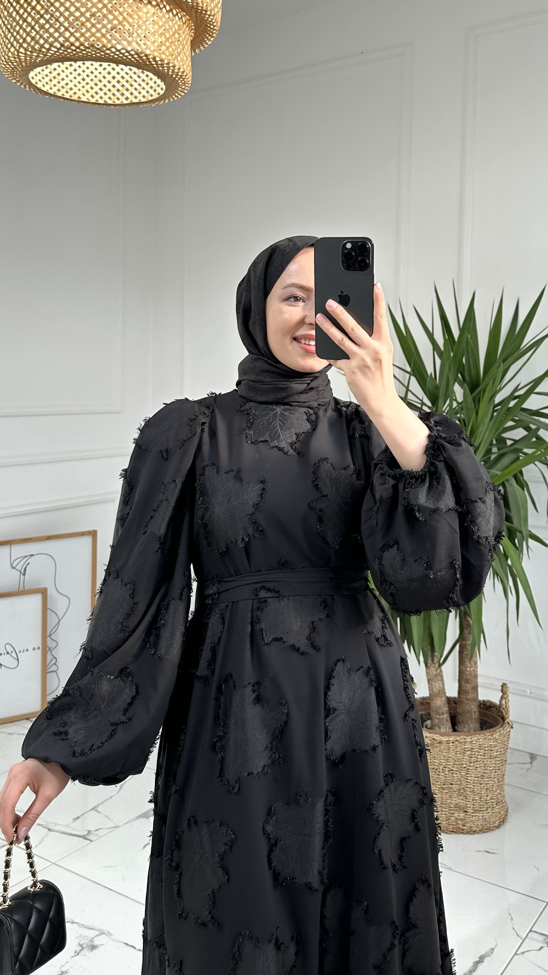 Donna Siyah Premium Abiye 