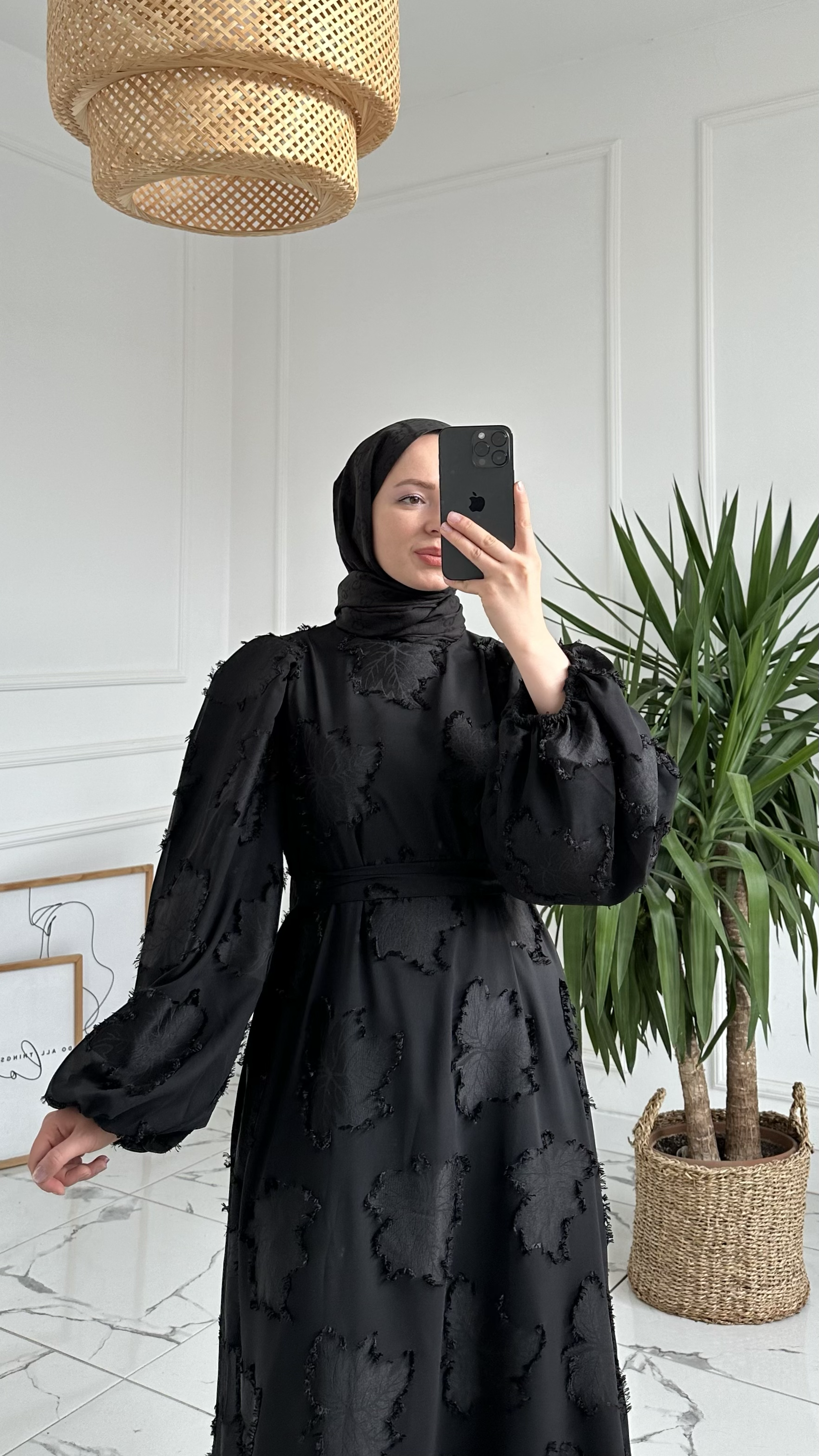 Donna Siyah Premium Abiye 