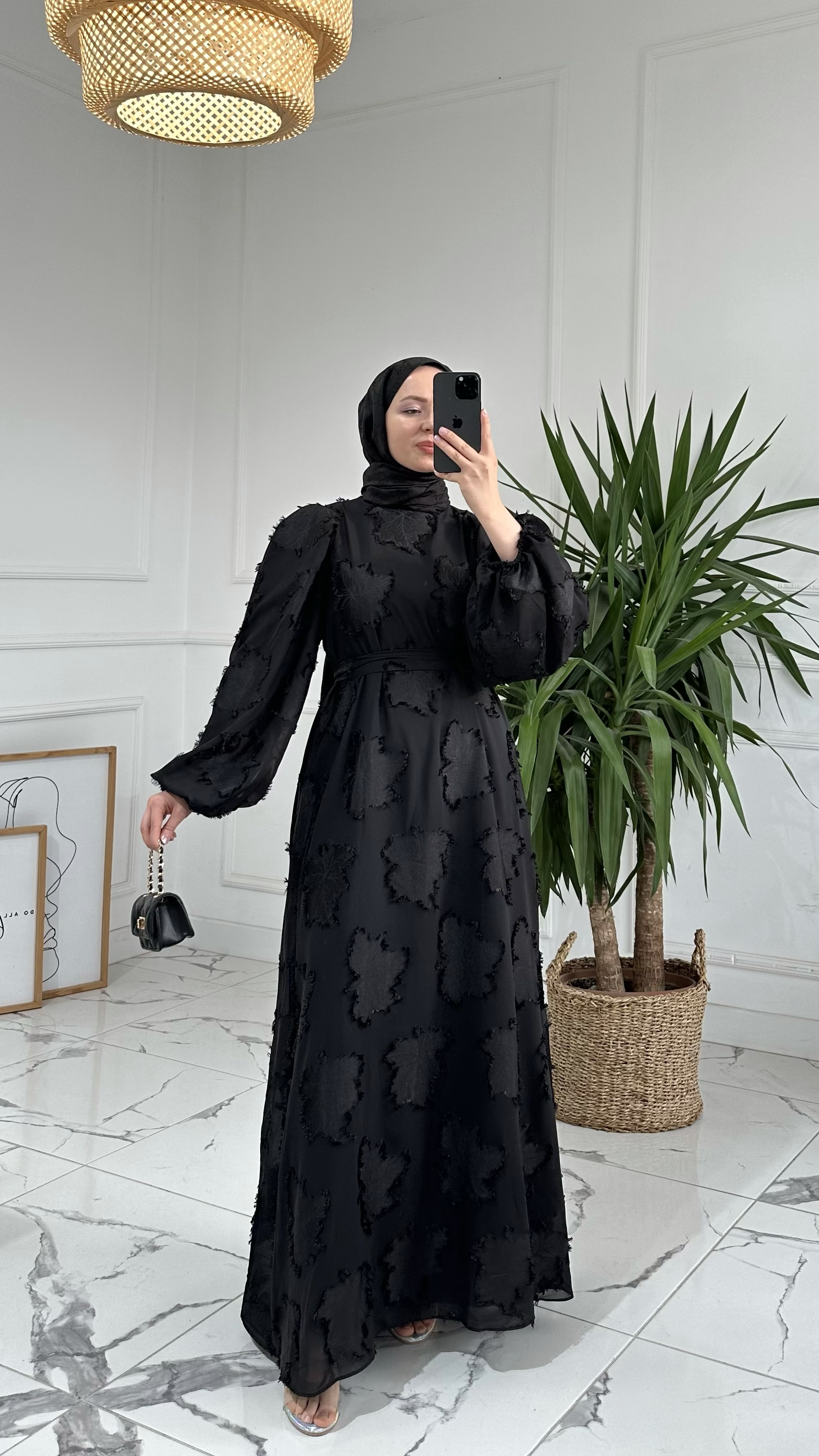 Donna Siyah Premium Abiye 