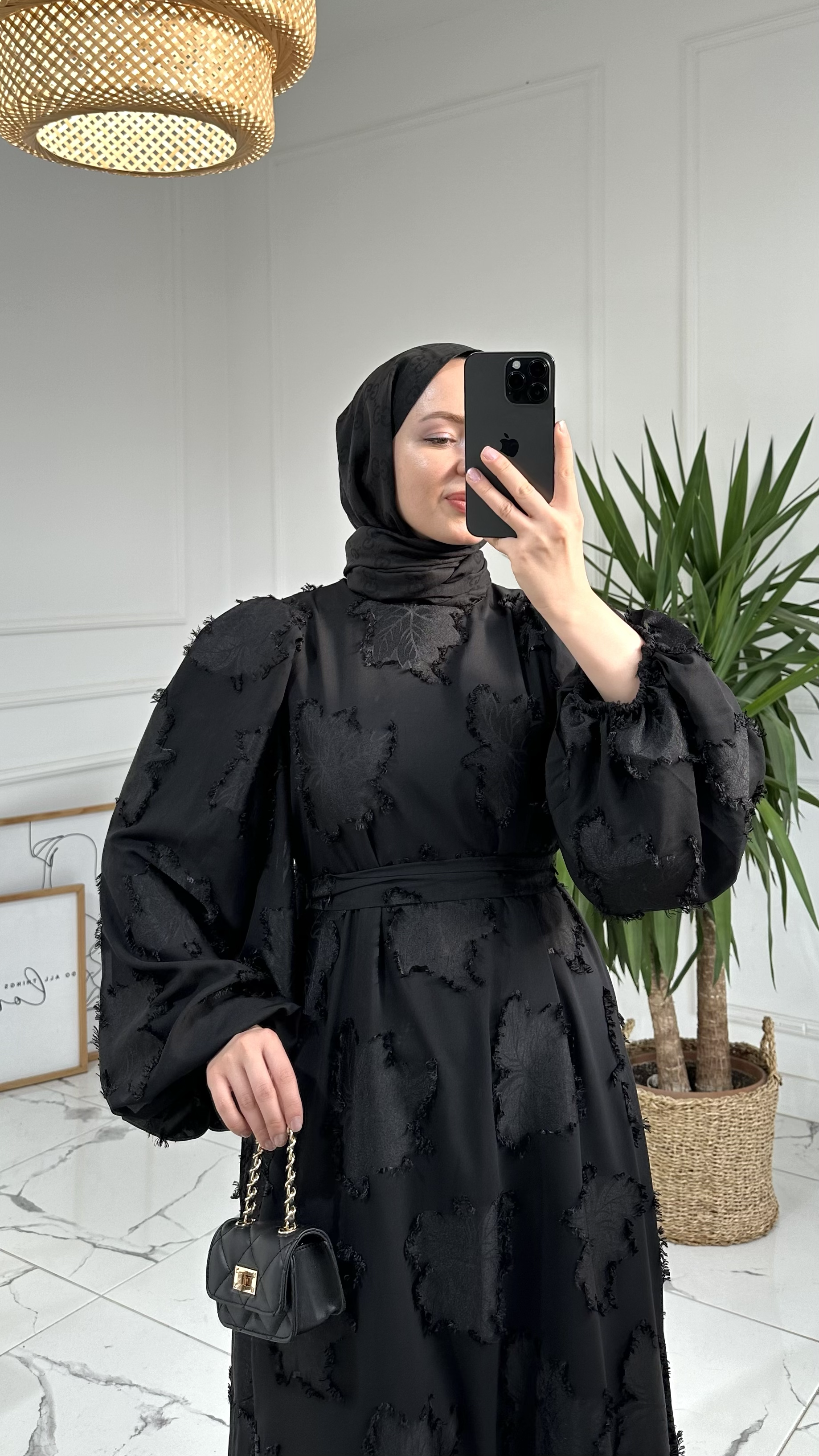 Donna Siyah Premium Abiye 