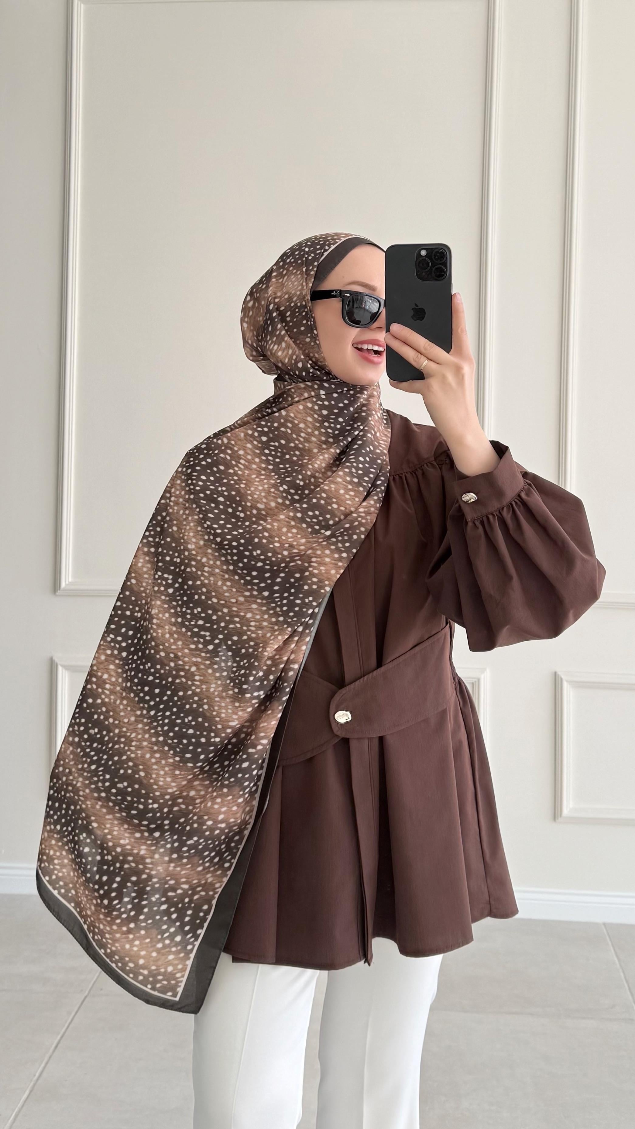 Edges Ceylan Desen Vizon Şal 