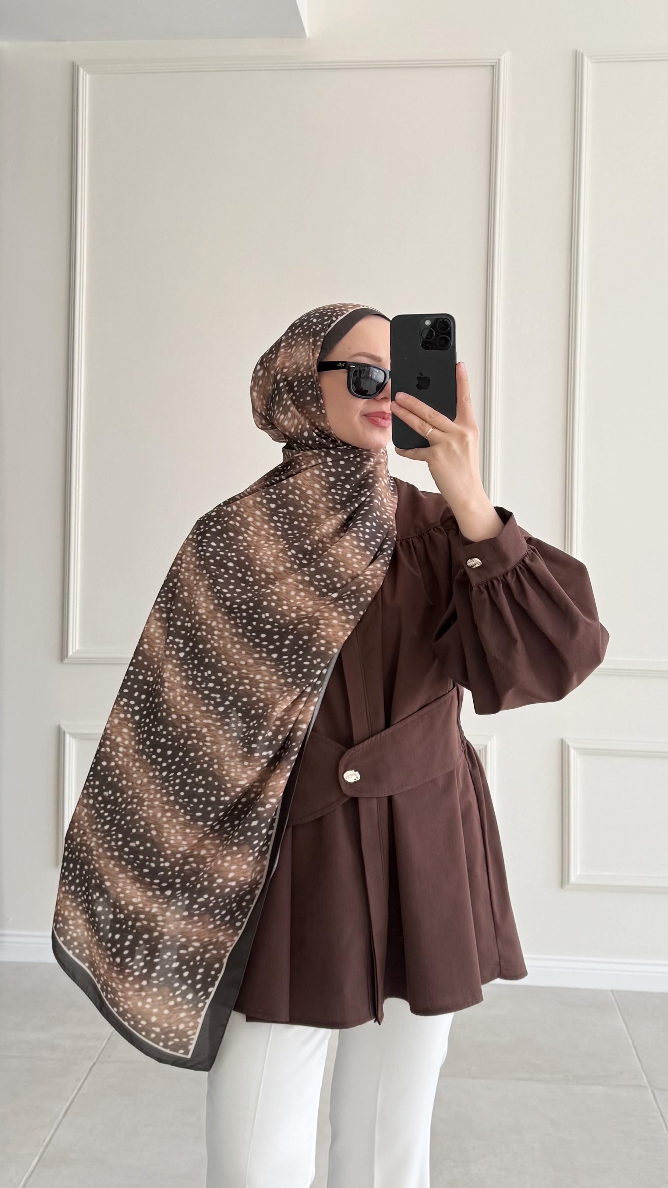 Edges Ceylan Desen Vizon Şal 