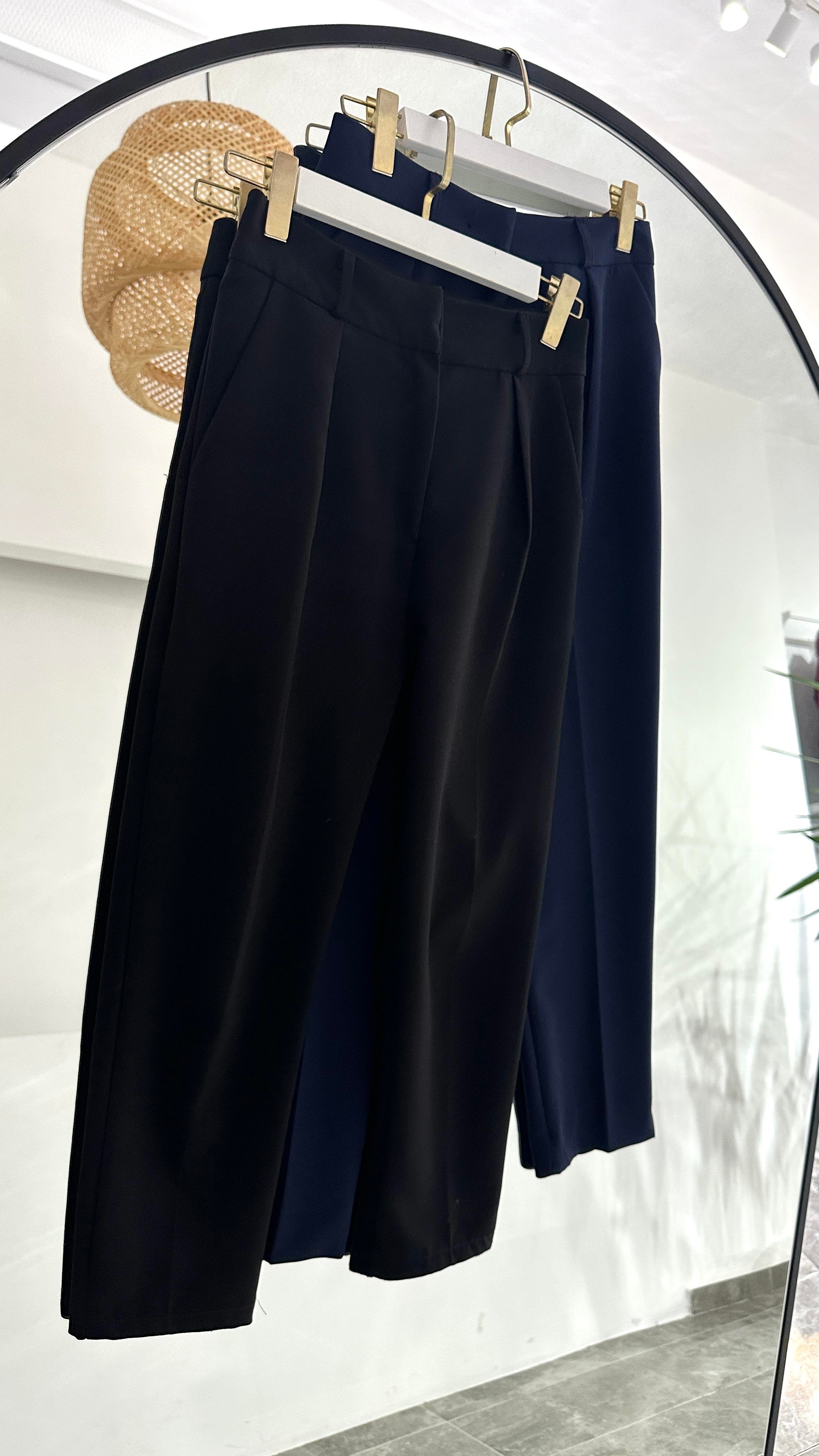 Edna Premium Siyah Kumaş Pantolon