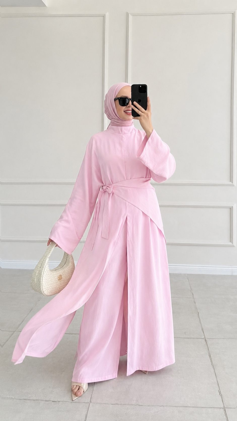 Happynes Tasarım Üçlü Pembe Takım
