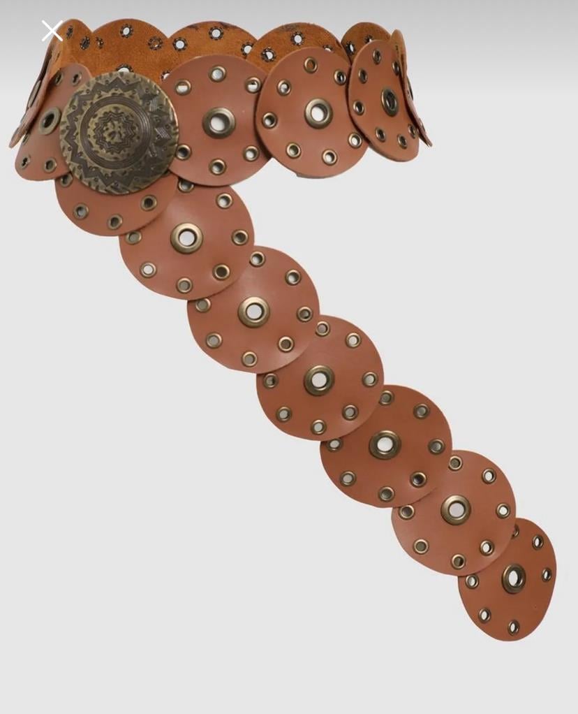 Kovboy Taba Deri Kadın Kemeri