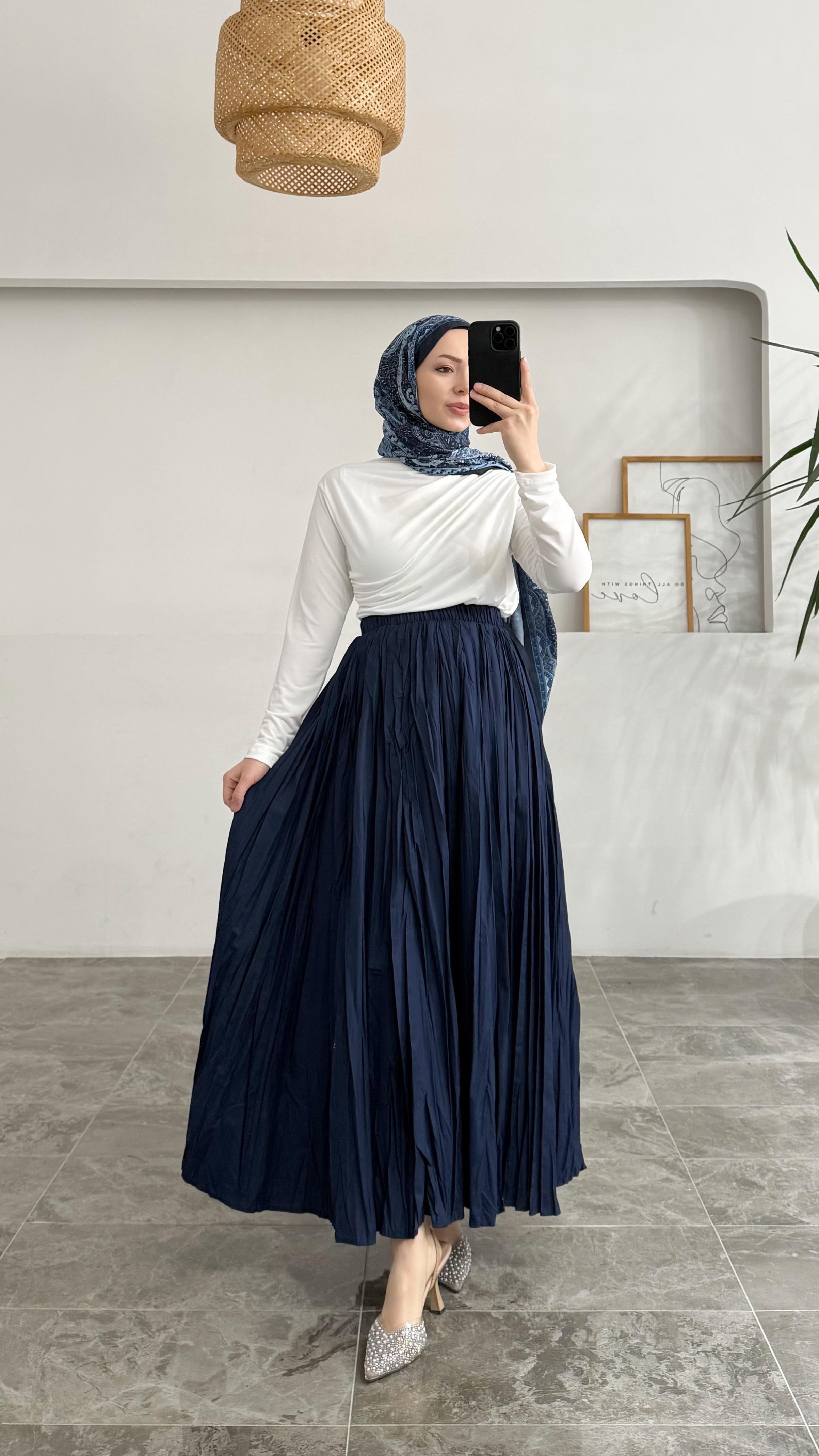 Kraş Premıum Lacivert Etek