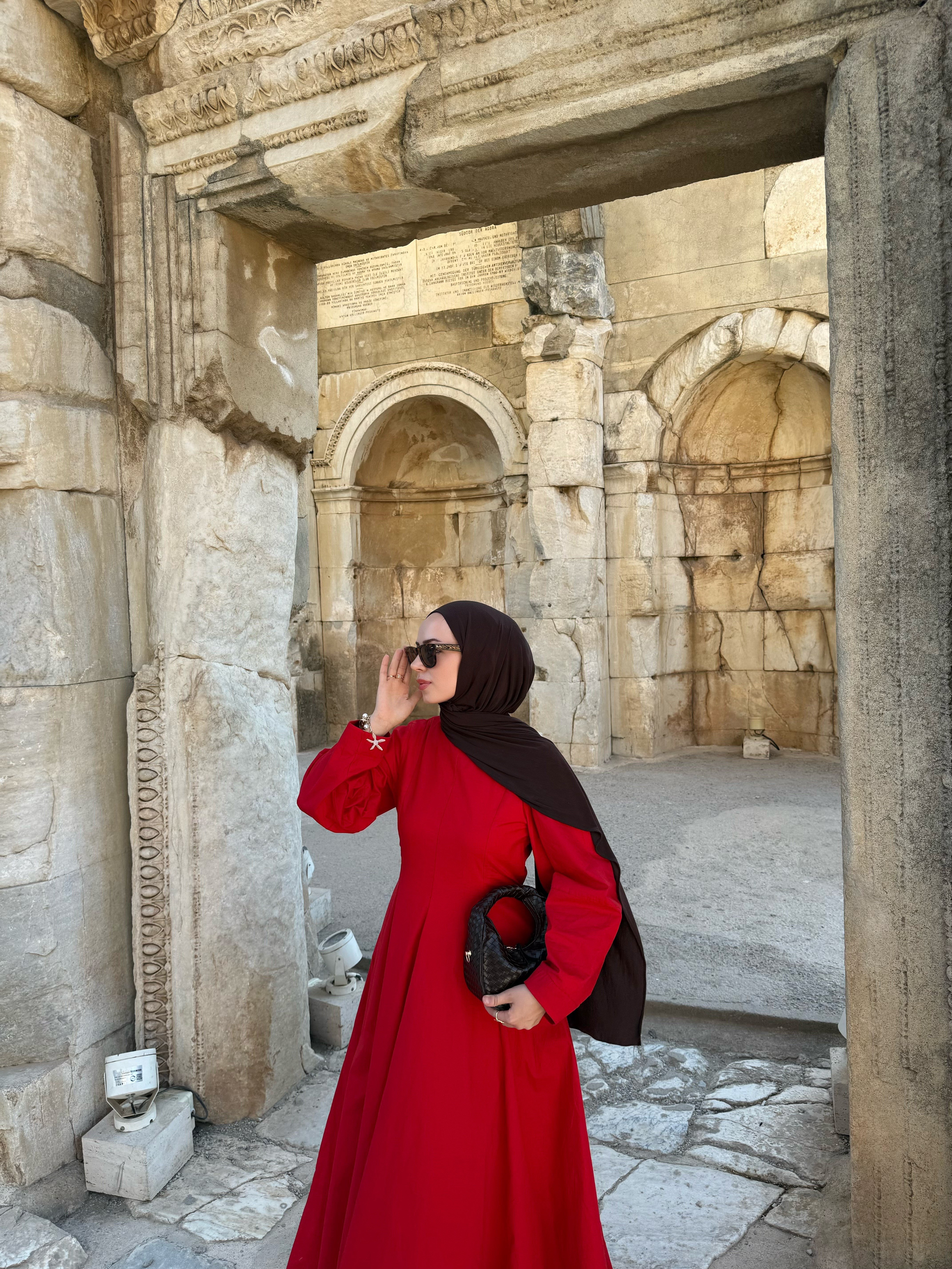 Maysa Kırmızı Premıum Elbise 