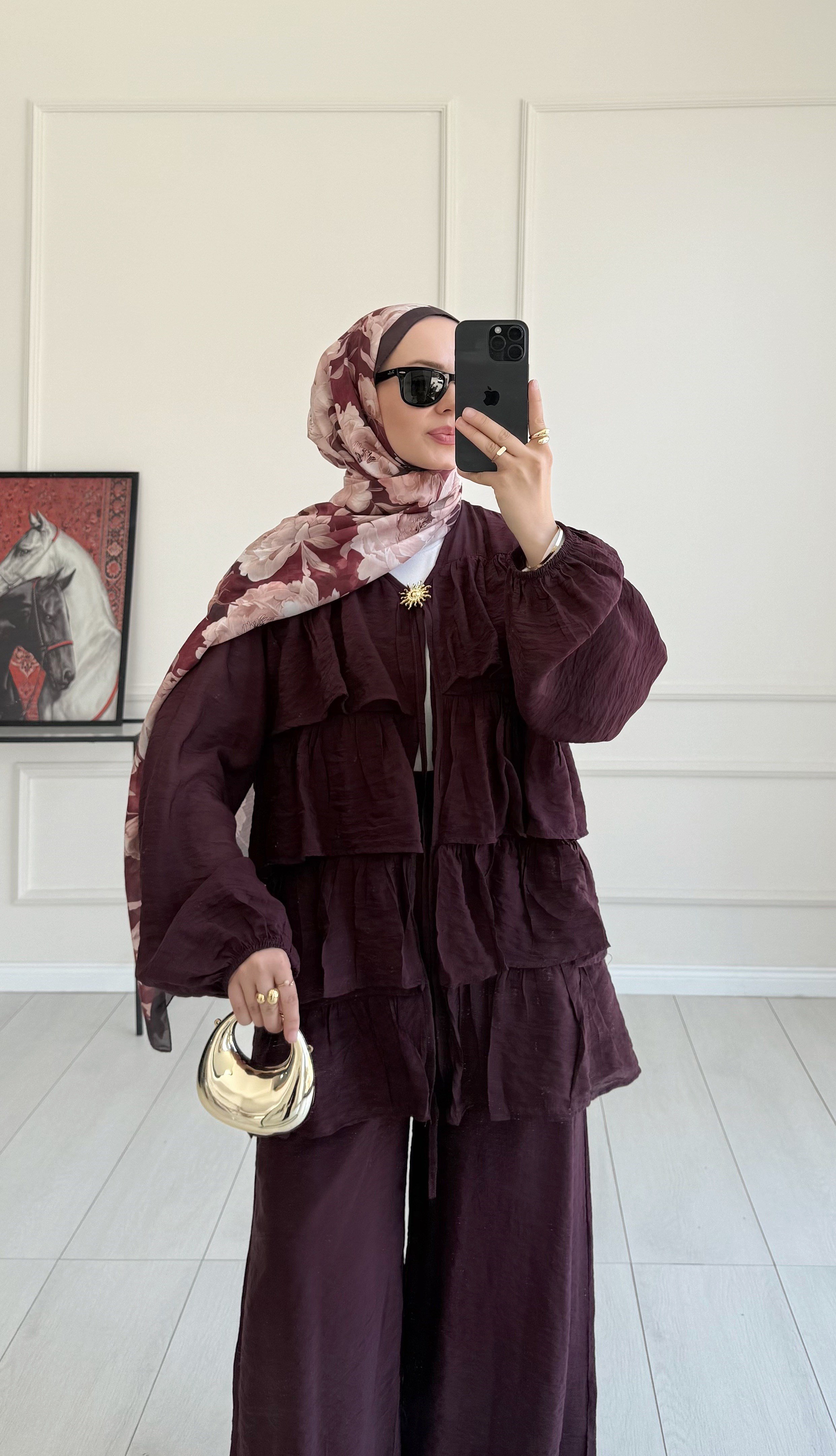 Mery Kat Kat Tek Düğme Bordo Takım