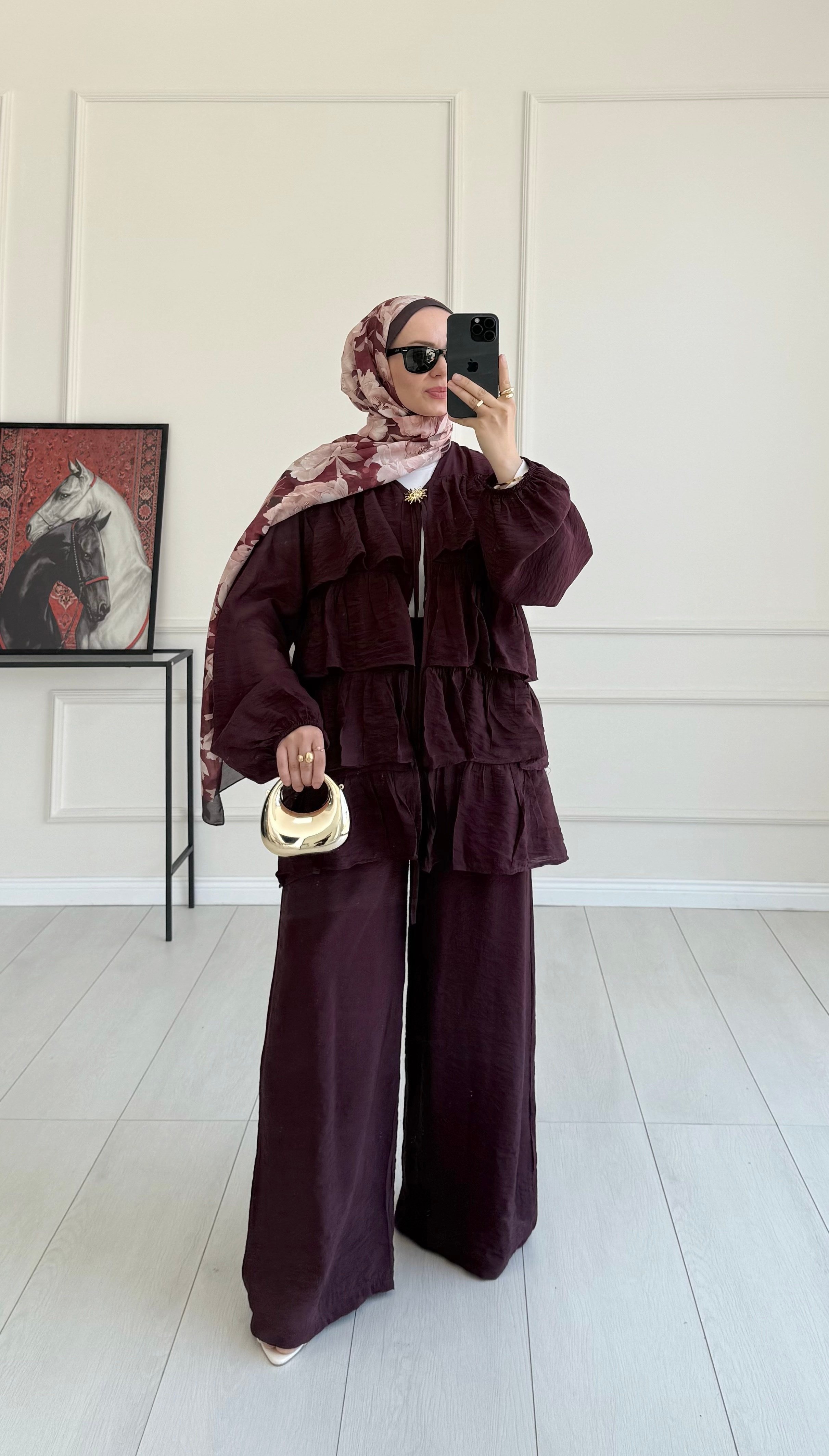 Mery Kat Kat Tek Düğme Bordo Takım