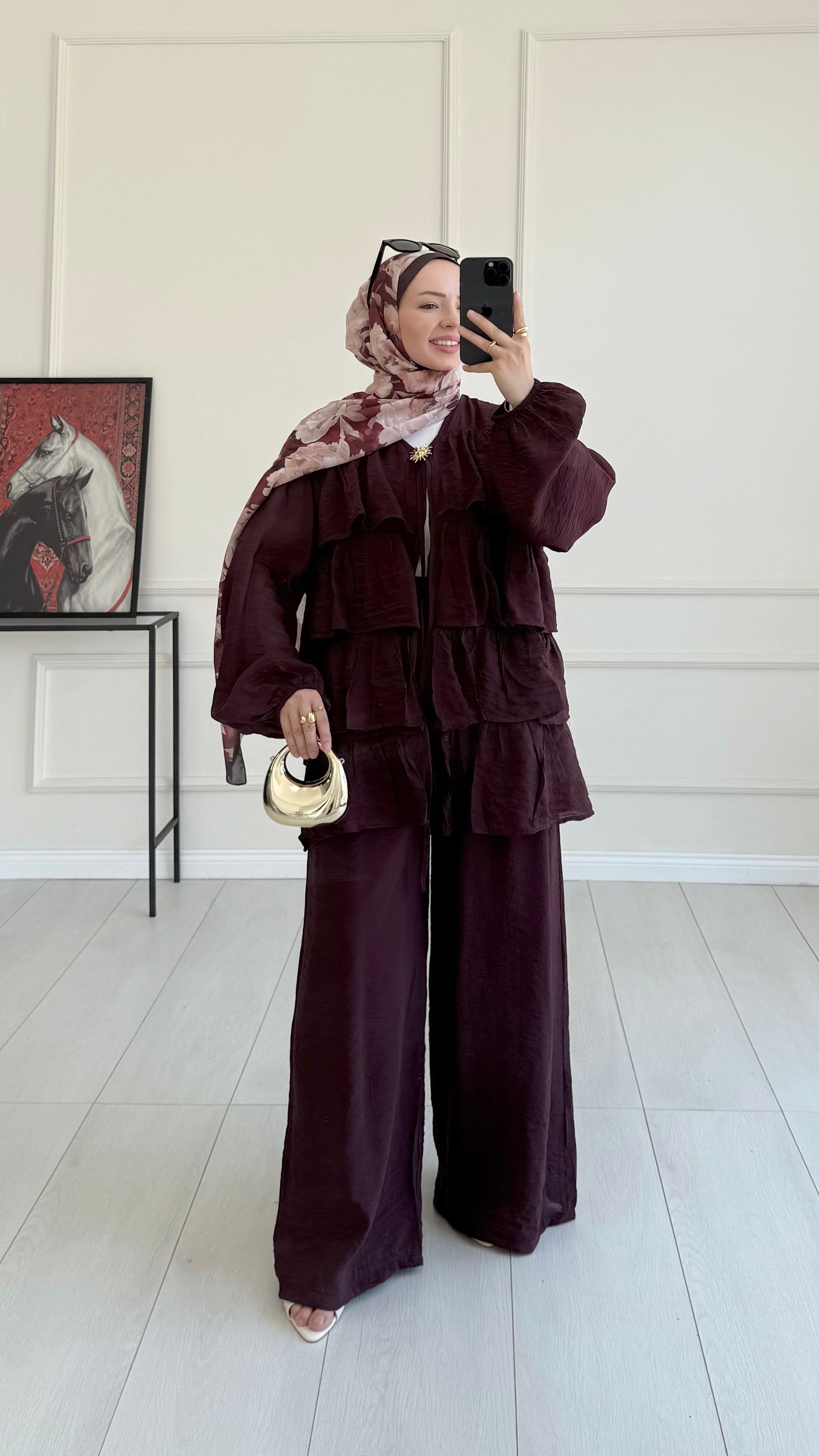 Mery Kat Kat Tek Düğme Bordo Takım