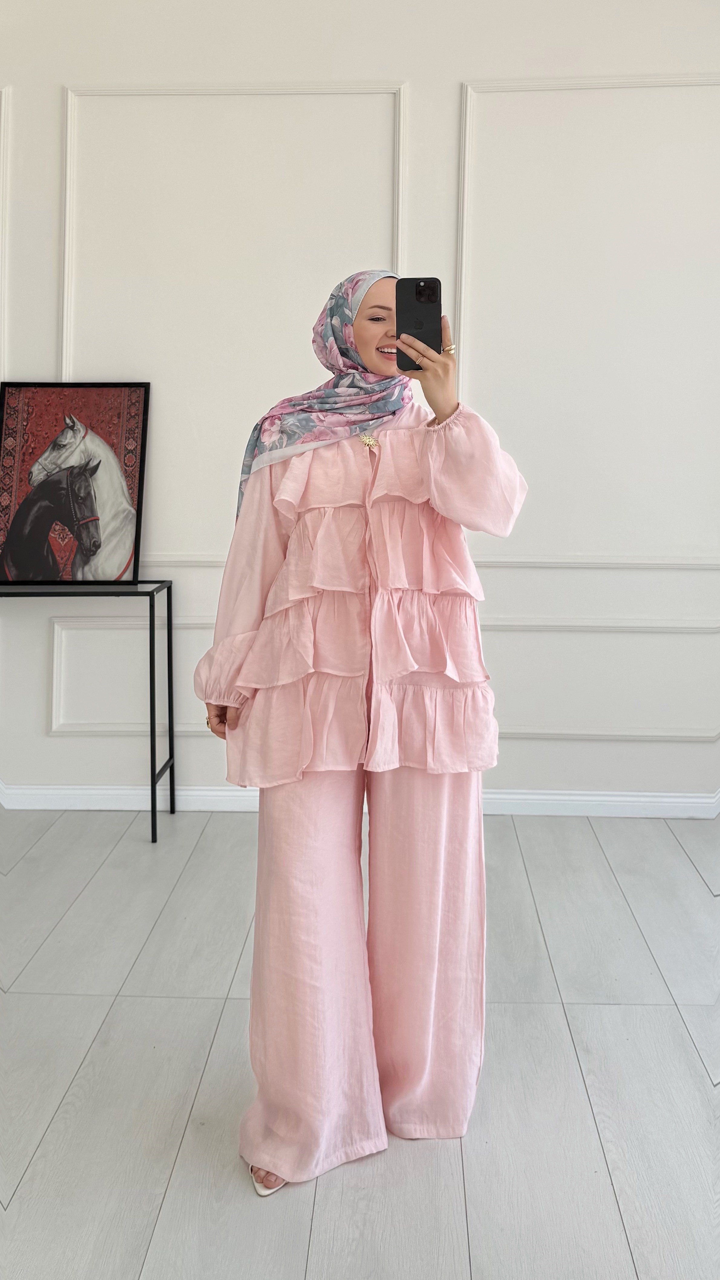 Mery Kat Kat Tek Düğme Pembe Takım