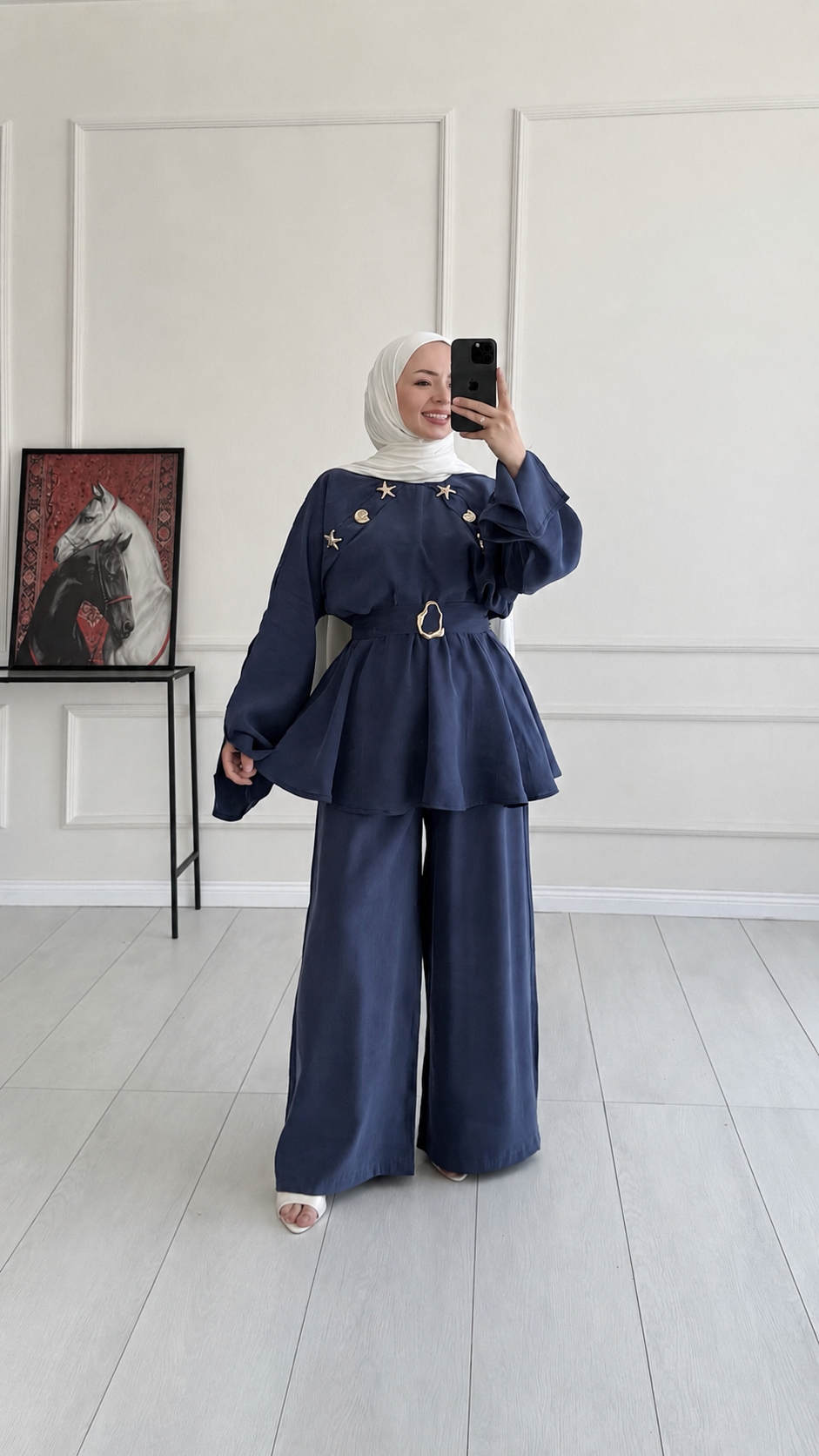 Mila Deniz Kabuklu Lacivert Takım