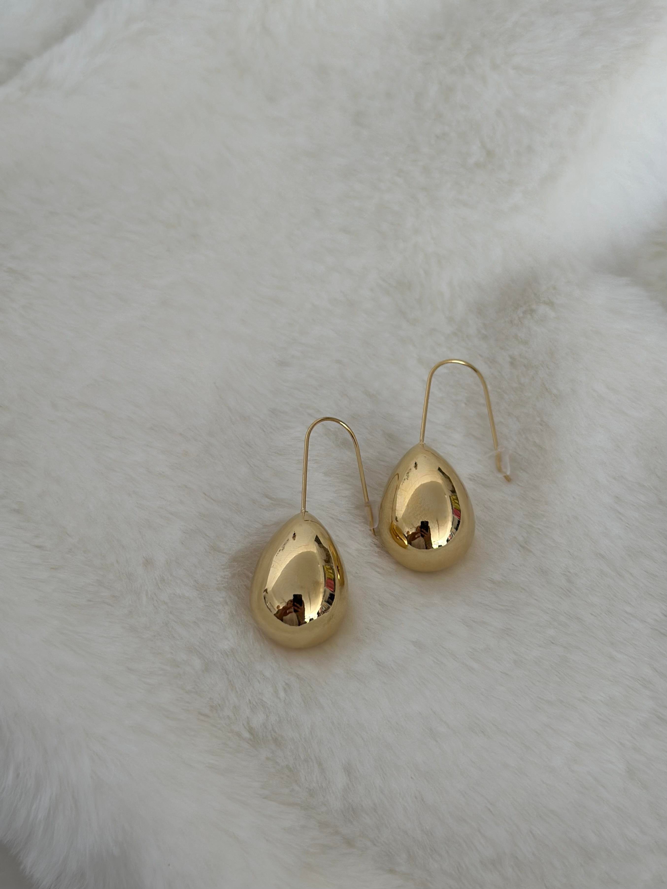 Nova Damla Gold Küpe 