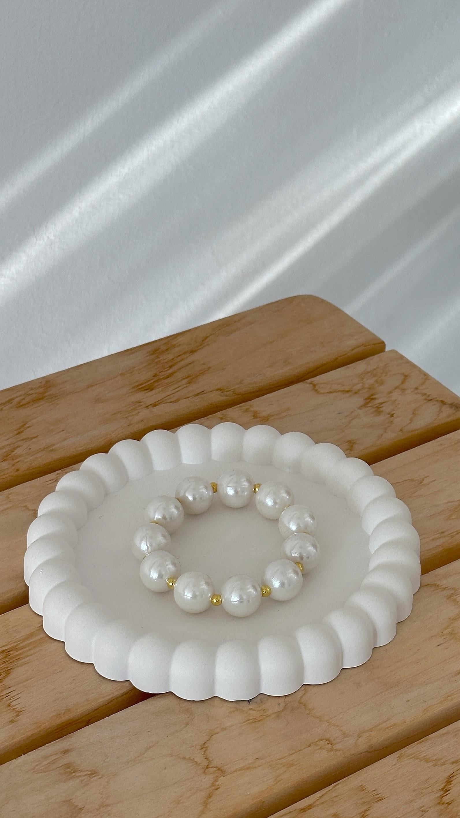 Passori İnci Gold Bileklik