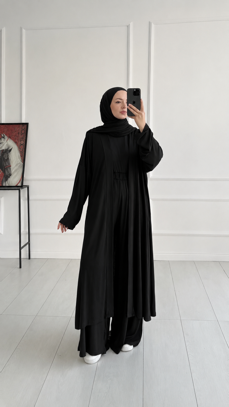Pery Oversize Siyah Üçlü Eşofman Takım