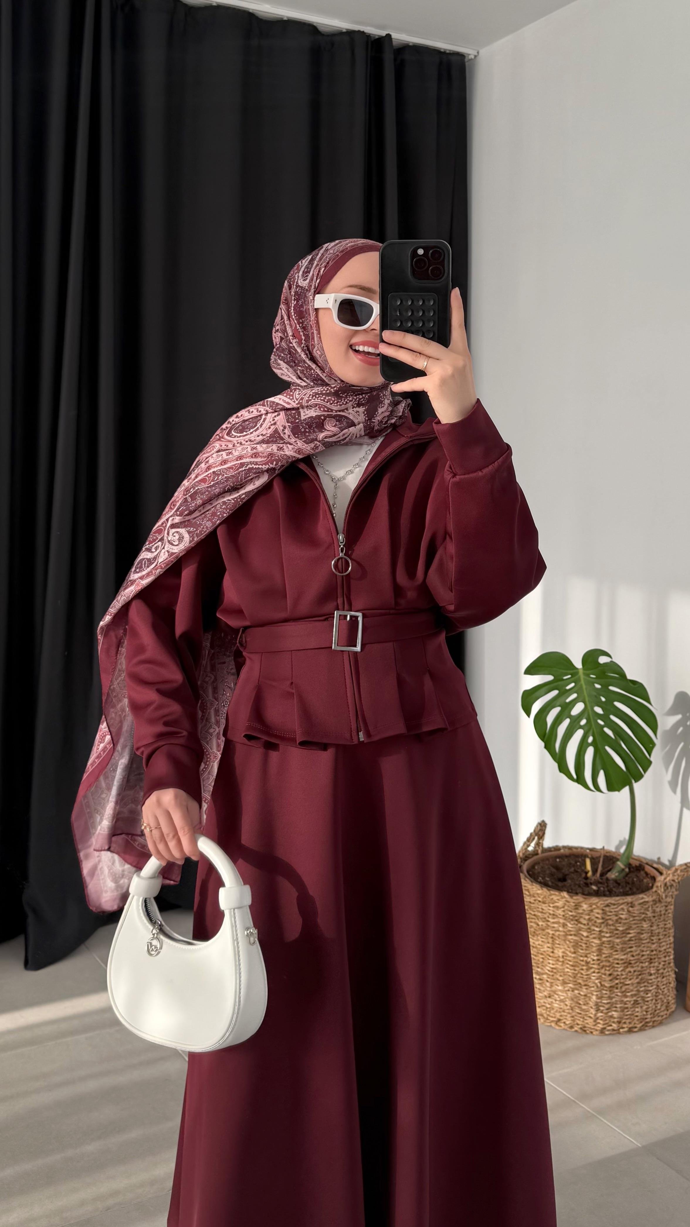 Polsen Scuba Kemerli Bordo Takım