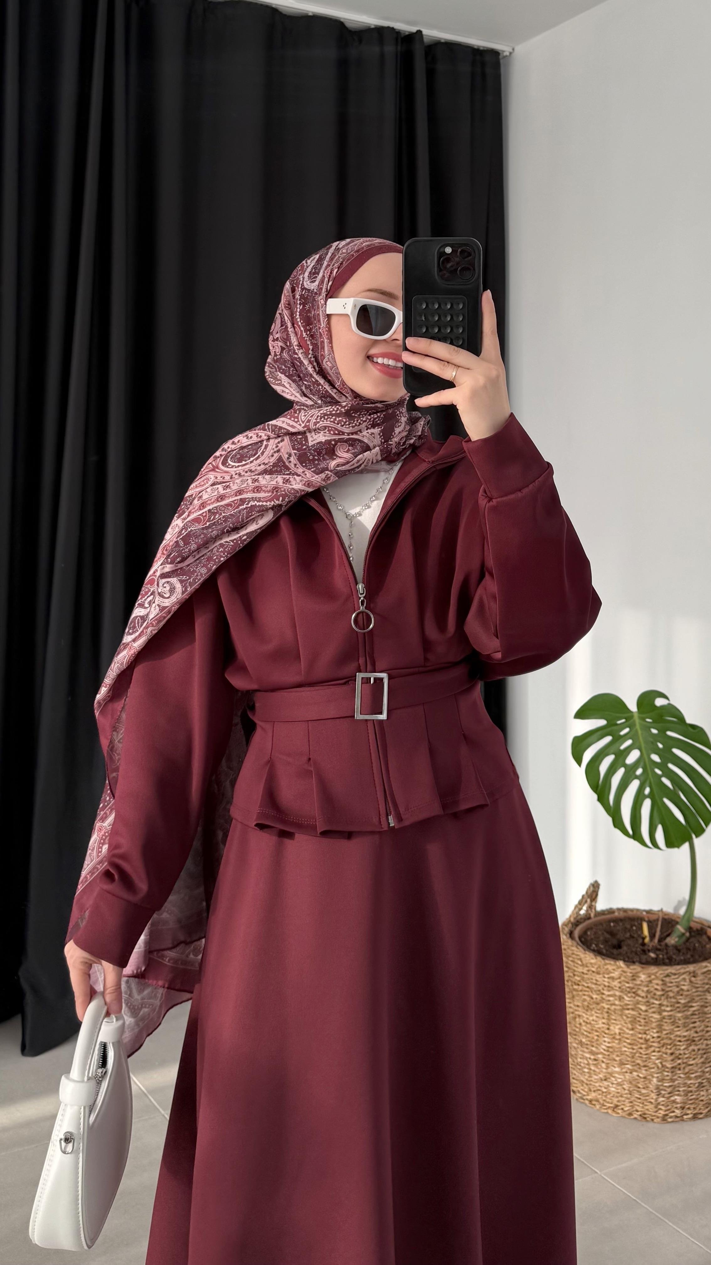 Polsen Scuba Kemerli Bordo Takım