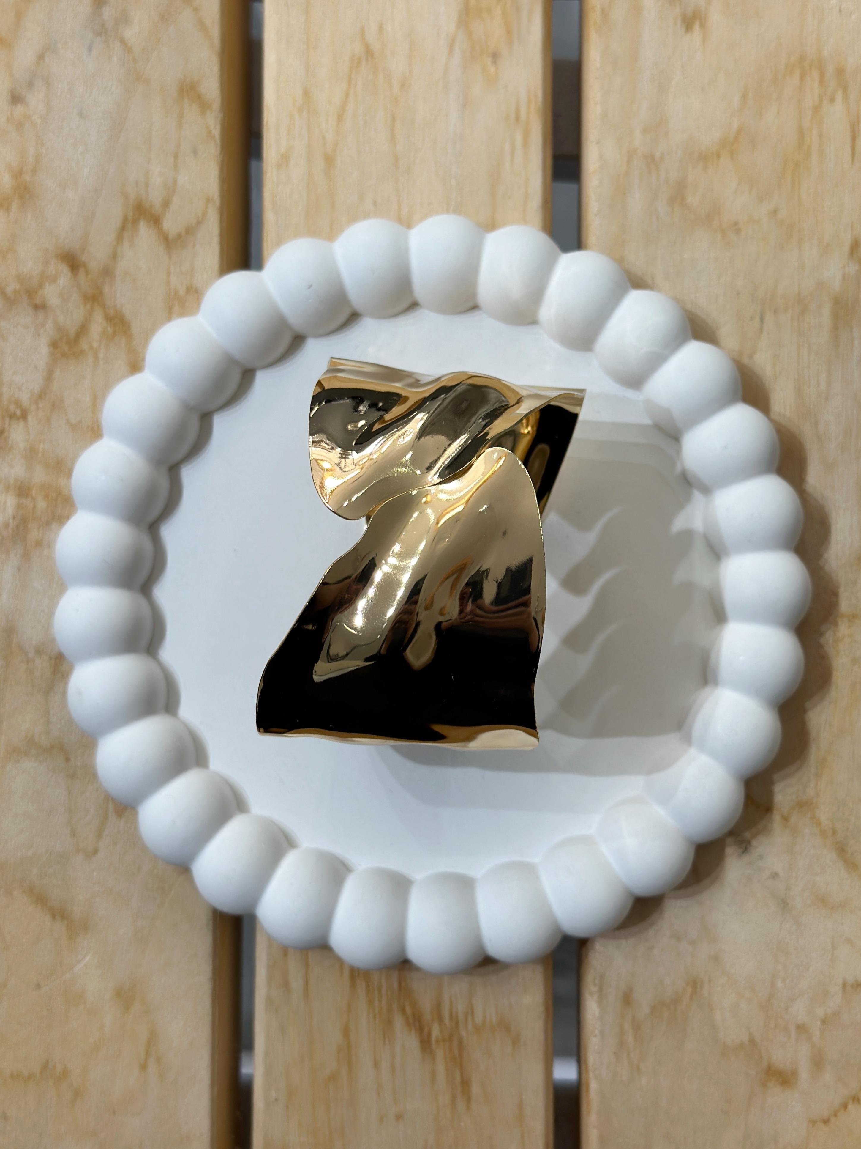 Sabore Kalın Gold Kelepçe 