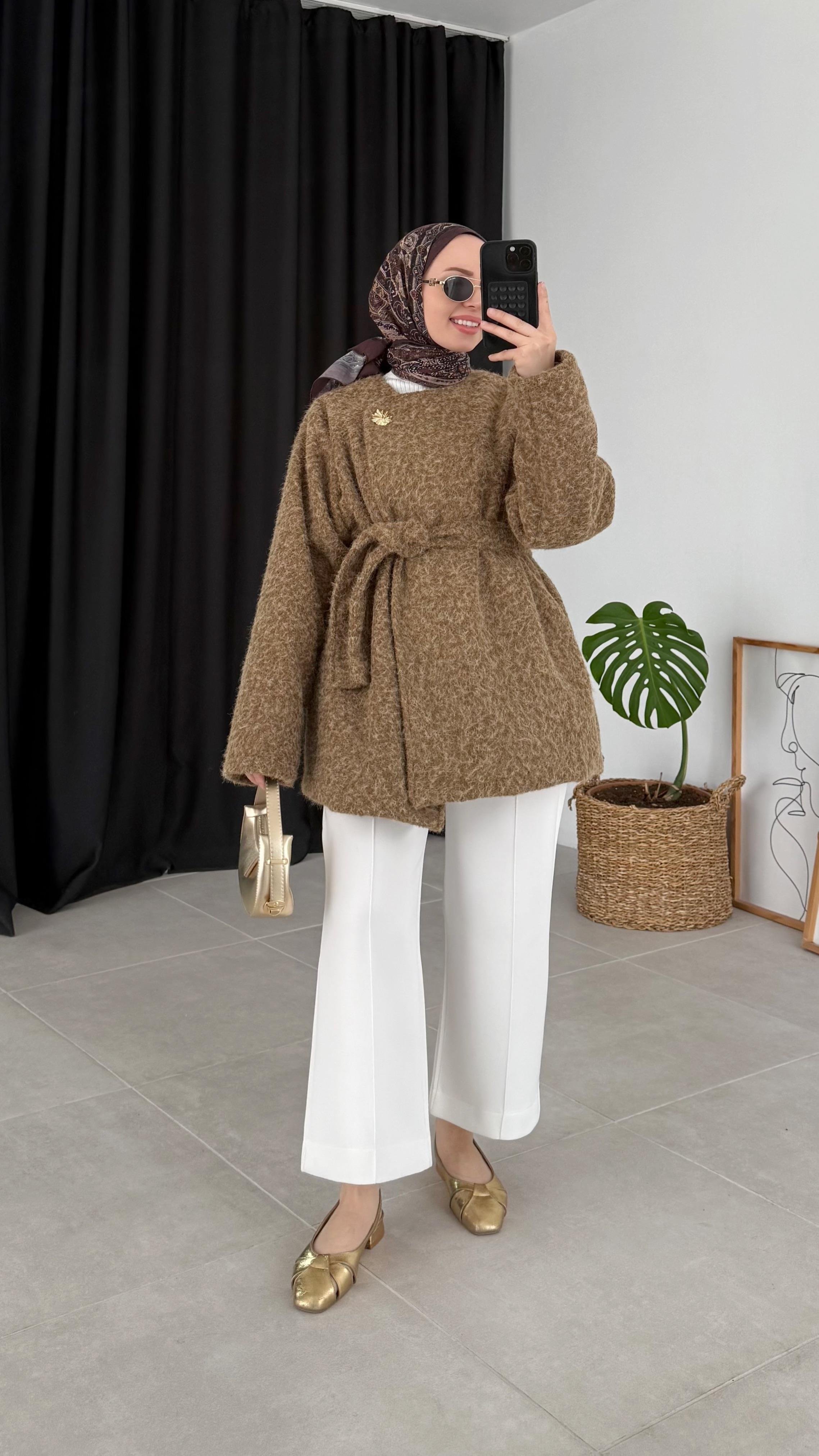 Sancely Teddy Taba Ceket 