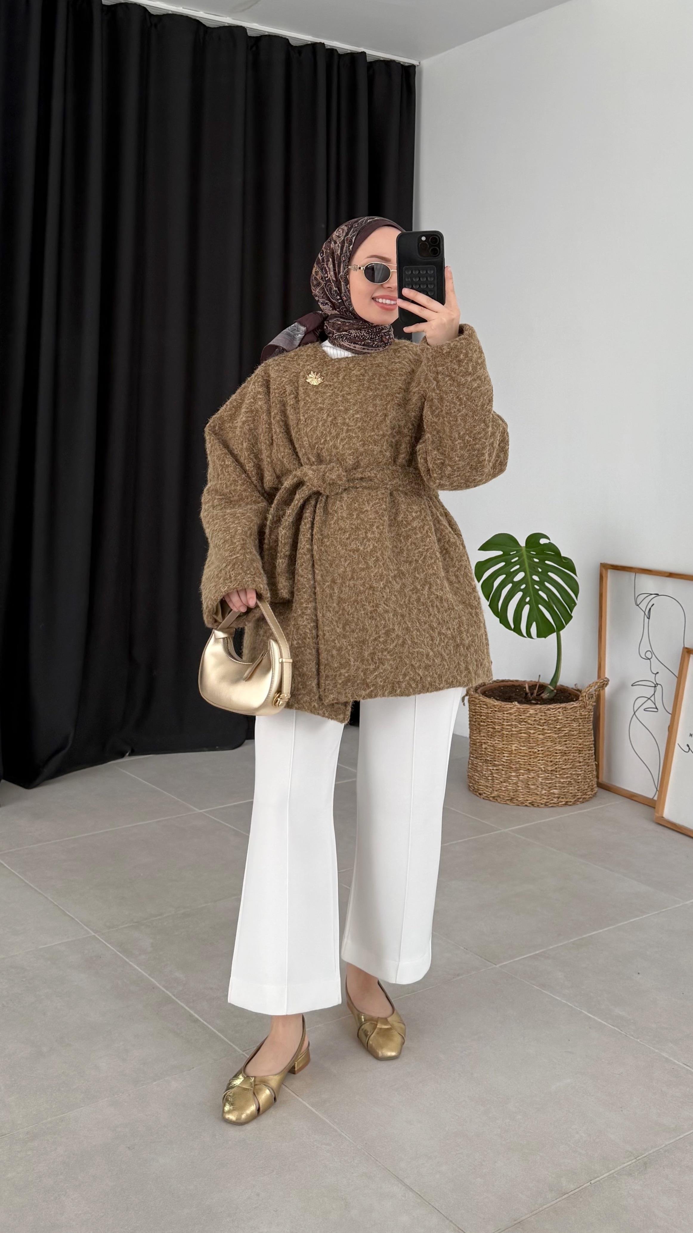 Sancely Teddy Taba Ceket 