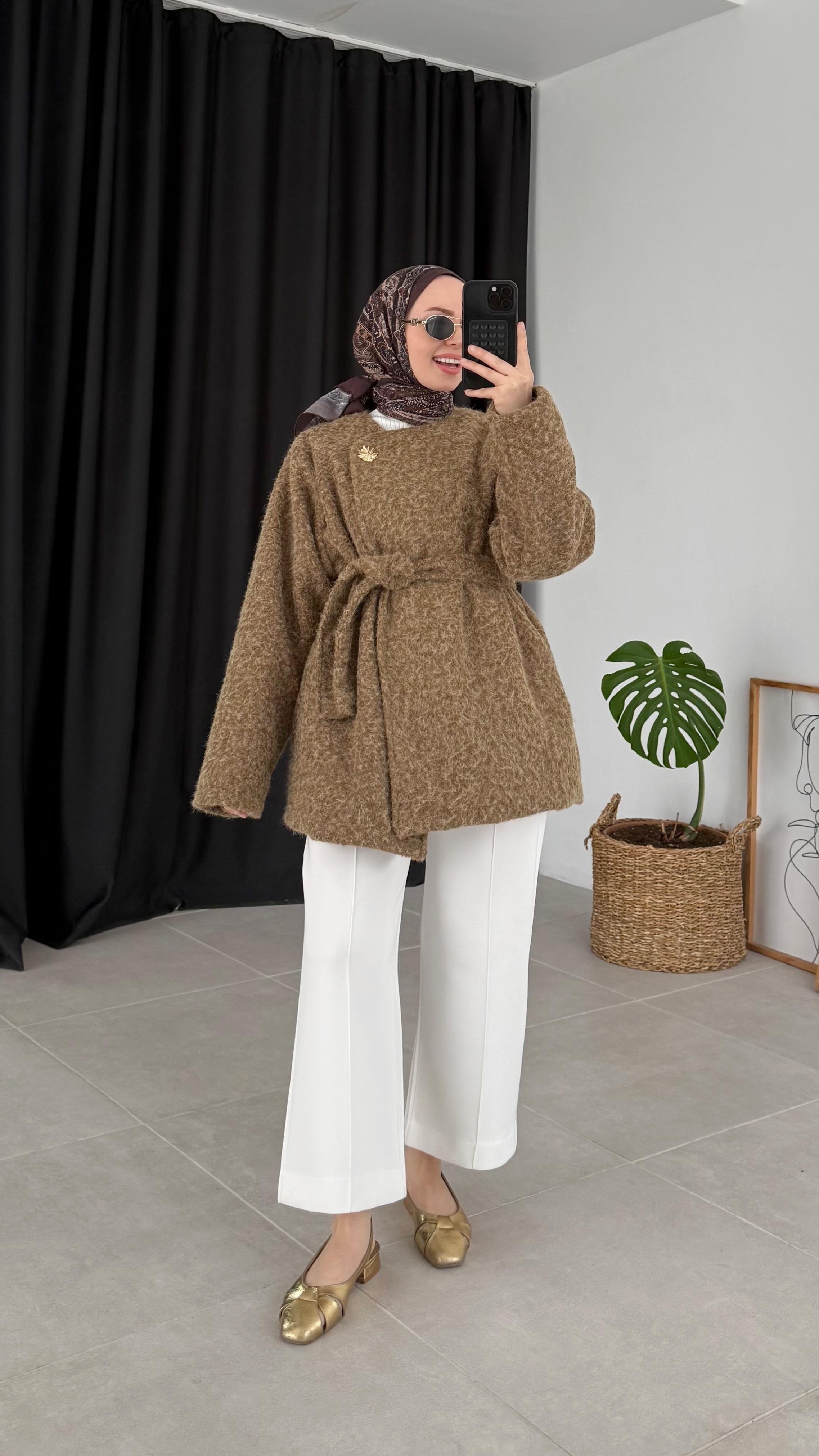 Sancely Teddy Taba Ceket 