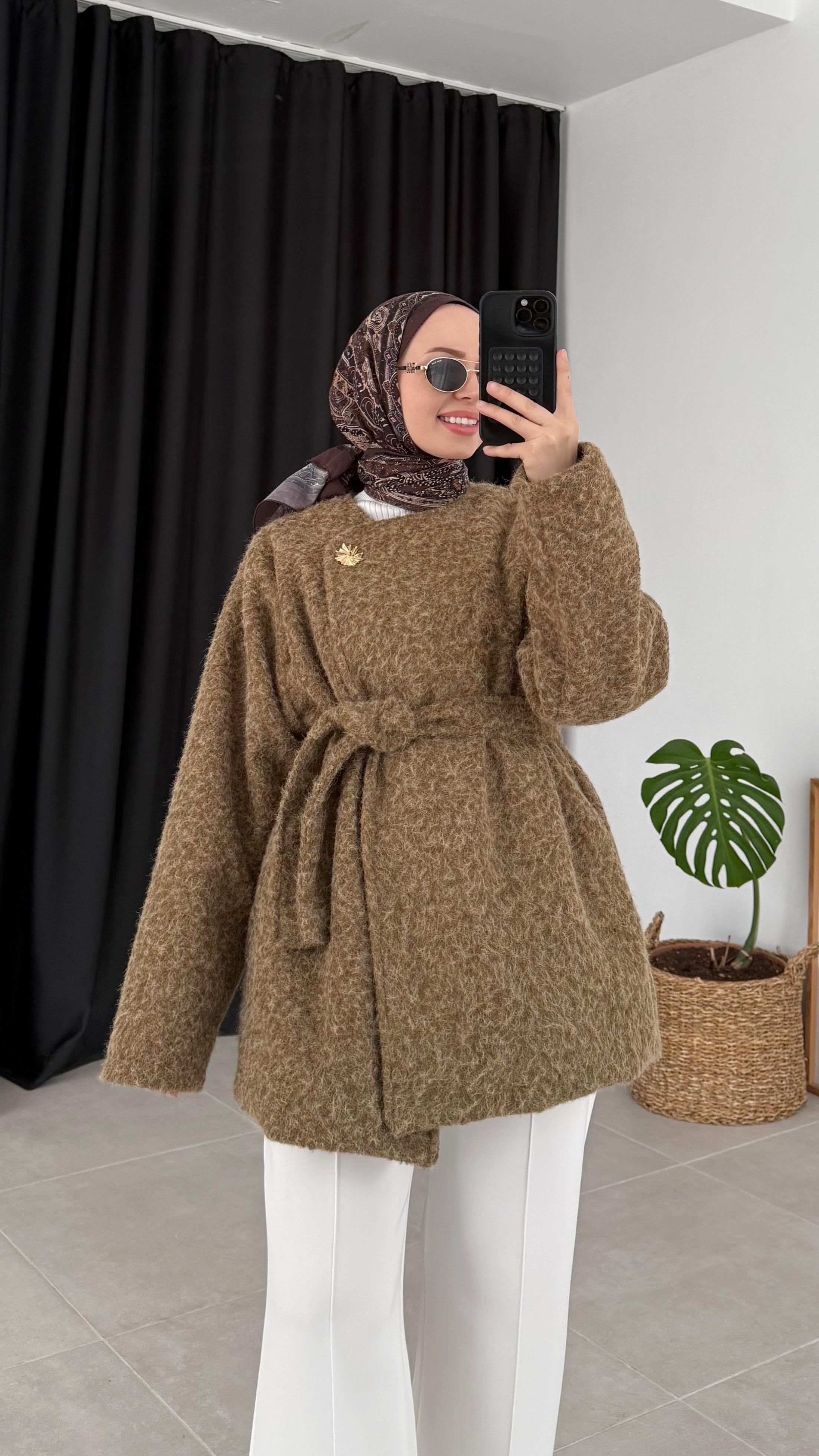 Sancely Teddy Taba Ceket 