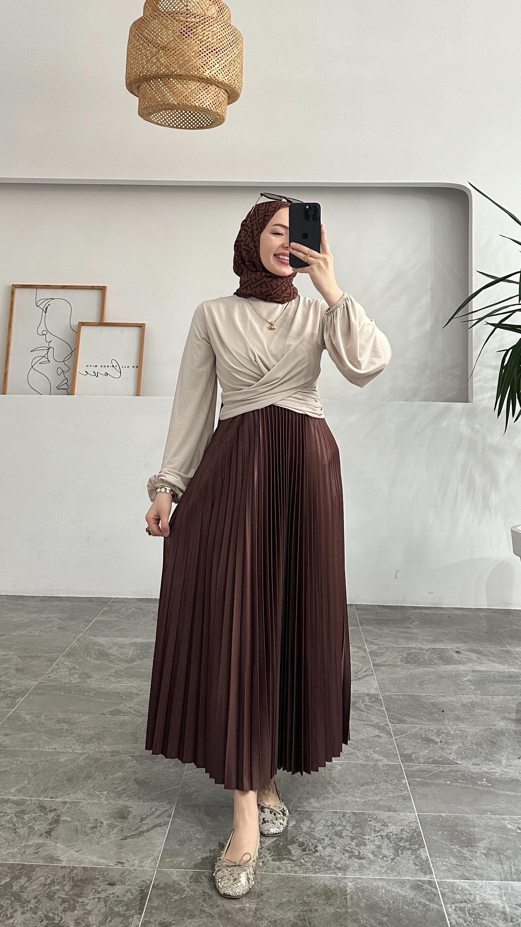 Sandra Drapeli Krem Bluz