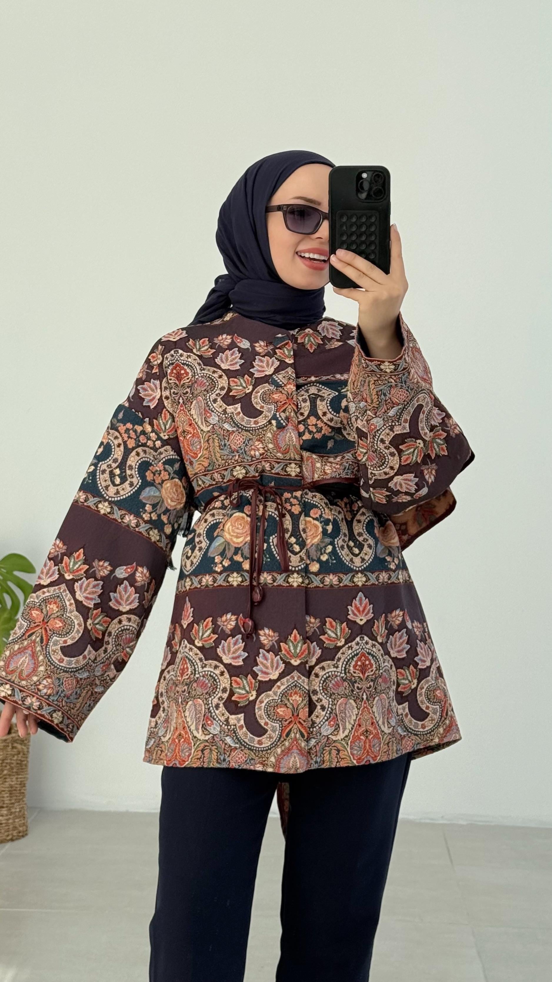Tail Tasarım Etnik Desen Ceket