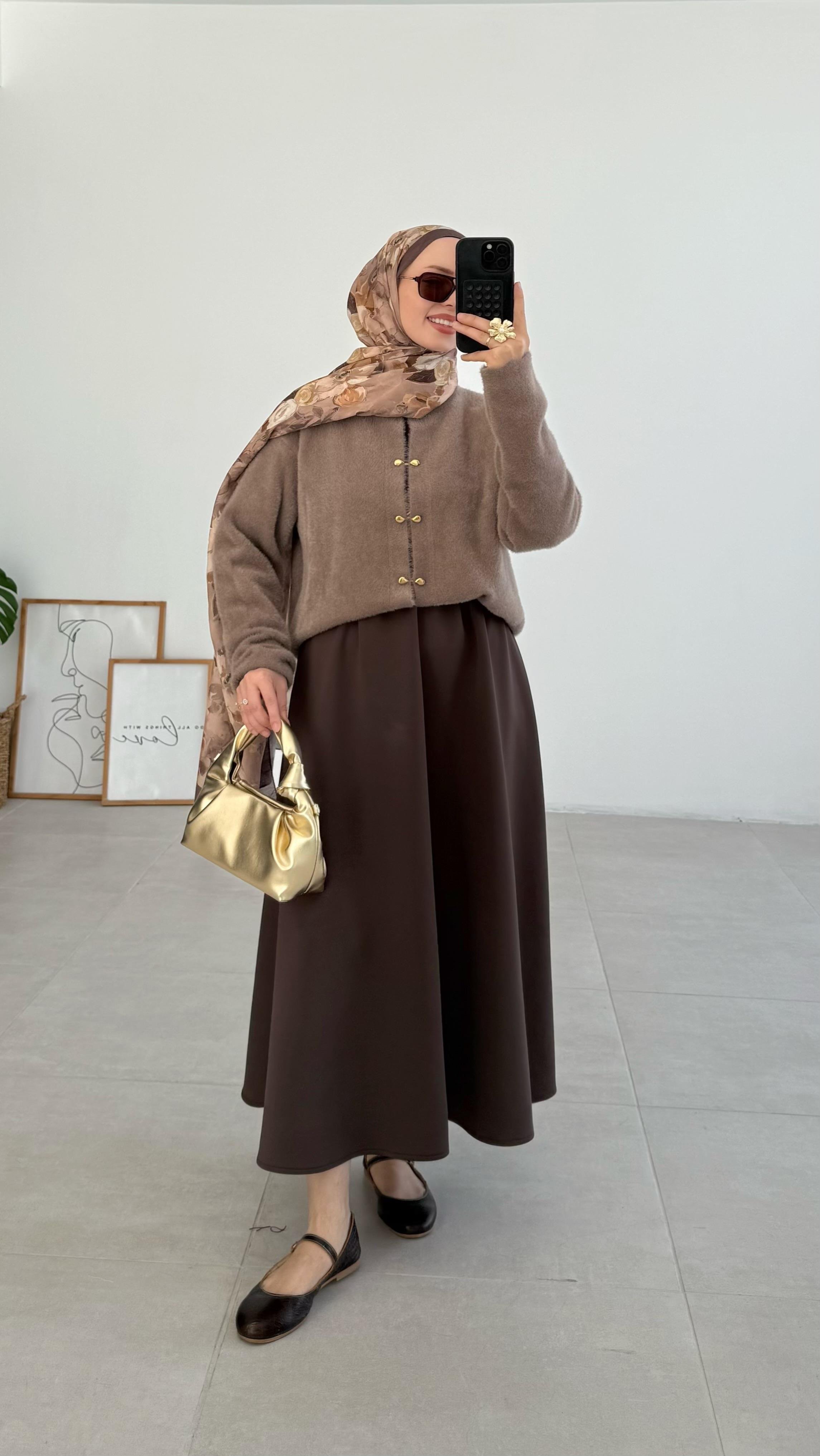 Vanessa Premıum Angora Vizon Hırka