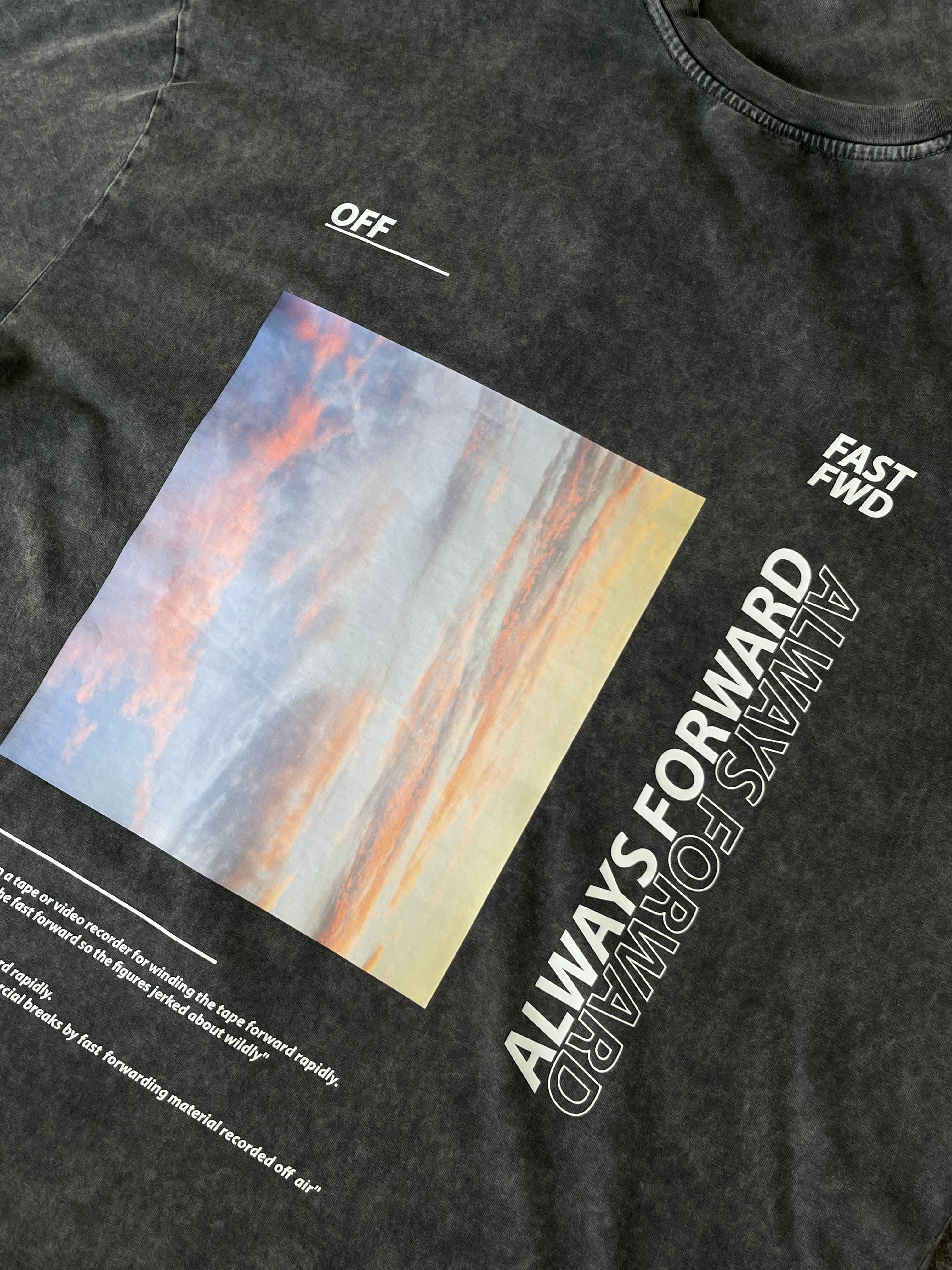 1989 Yıkamalı Oversize T-shirt