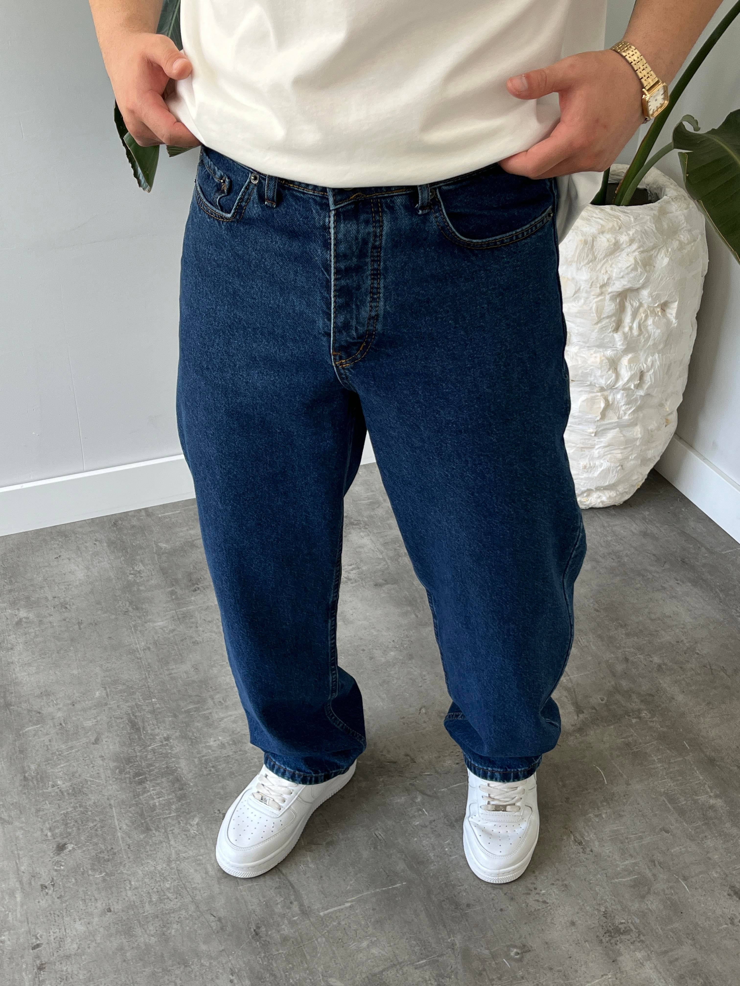Abys Dark Blue Baggy Jean