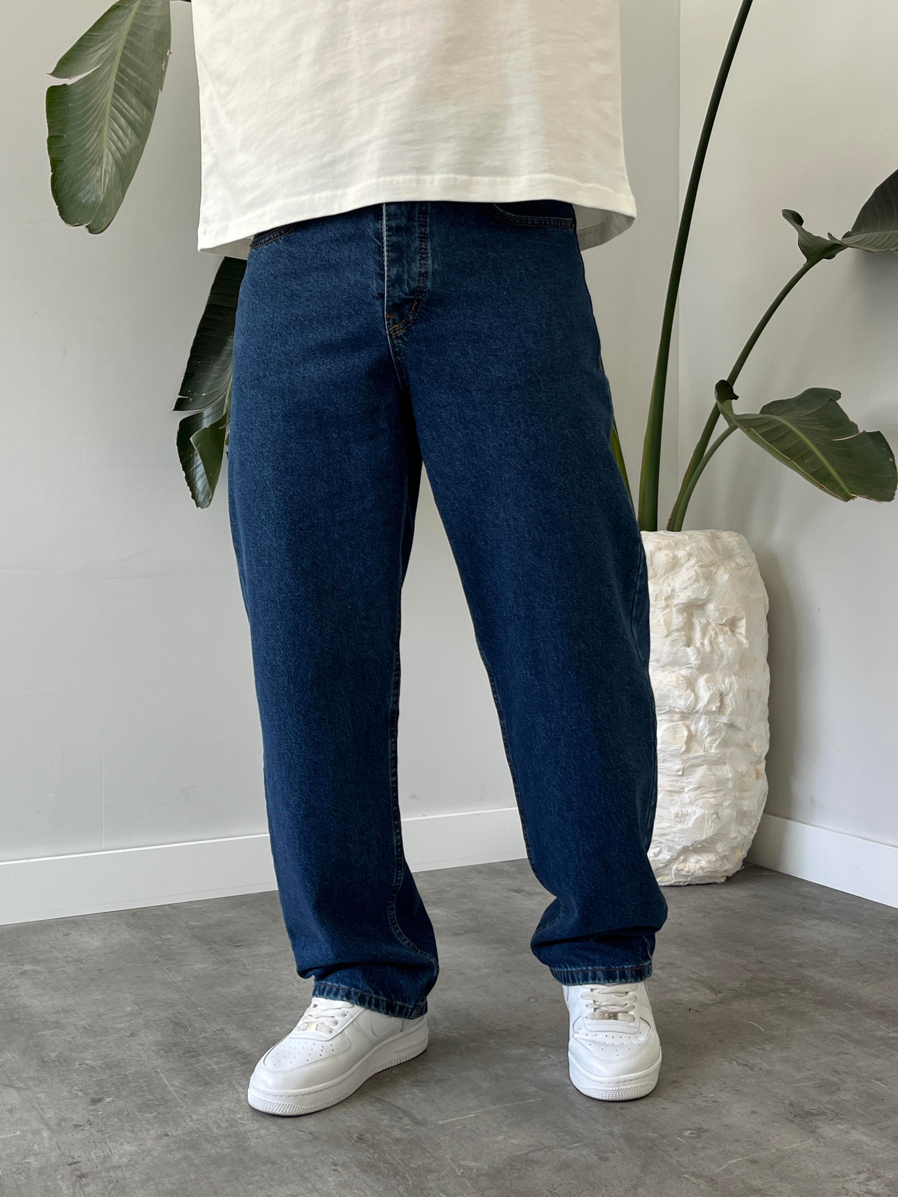 Abys Dark Blue Baggy Jean